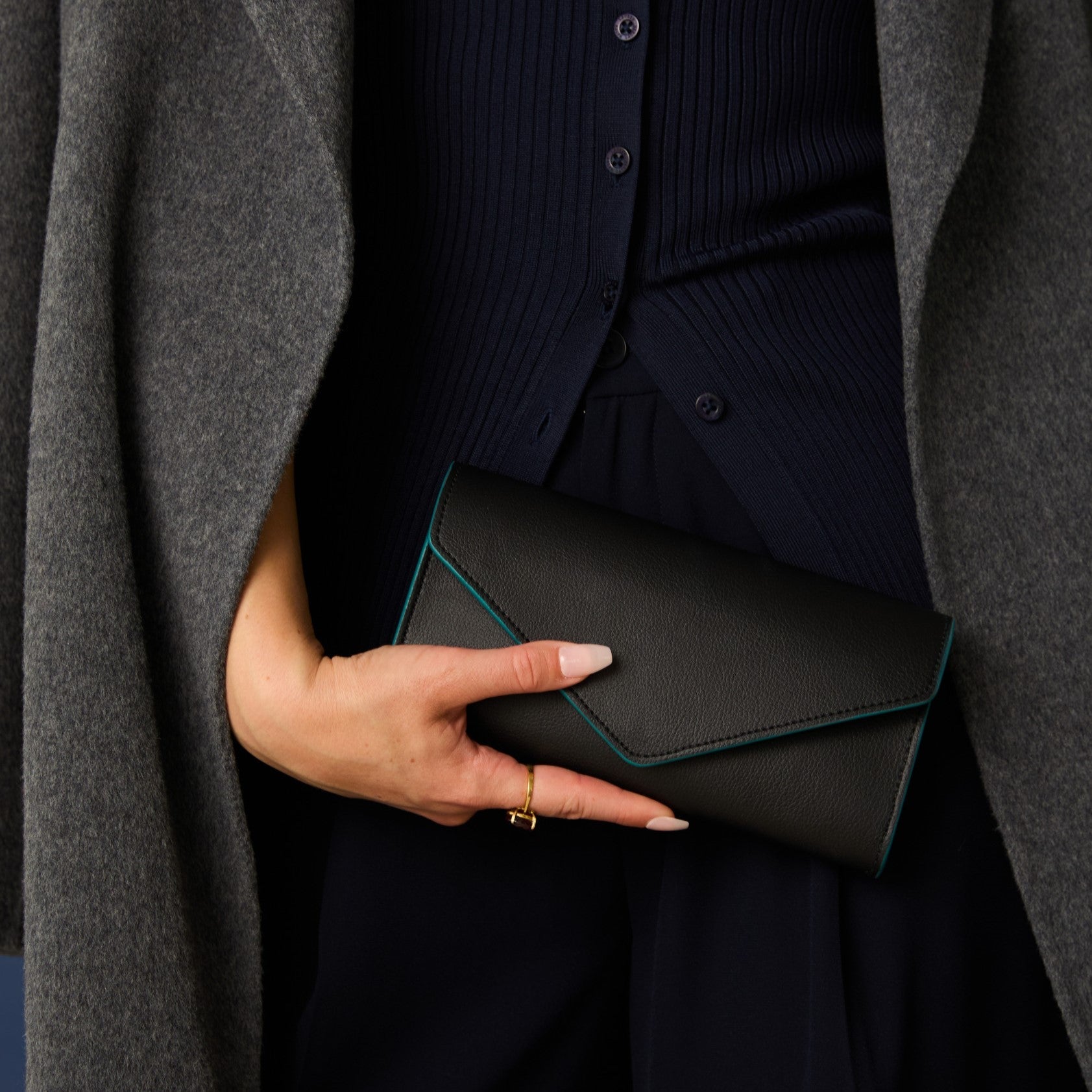 Allégorie Gala Clutch / Wallet-on-Chain (Black)
