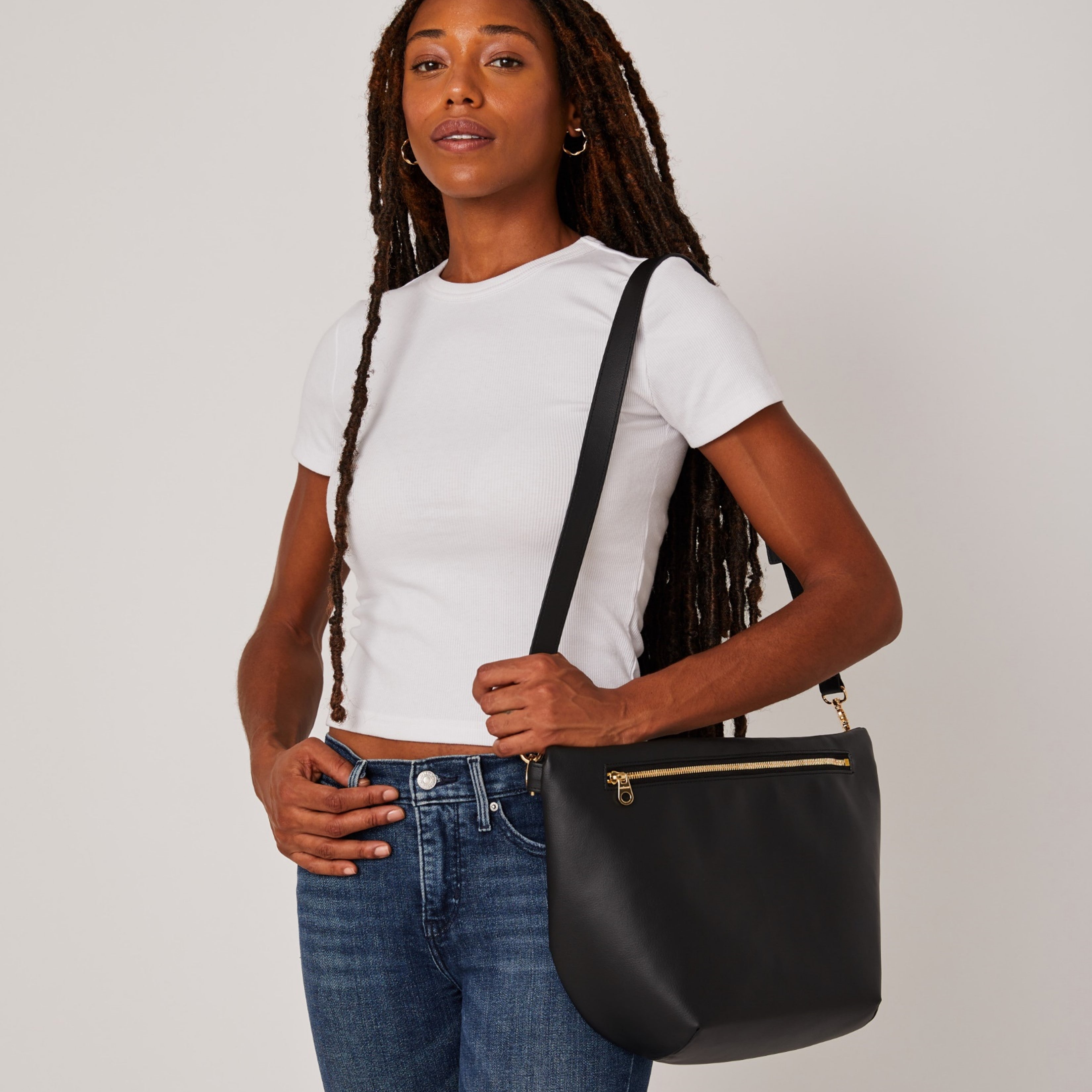 Allégorie Gala Hobo Fanny Bag (Black)