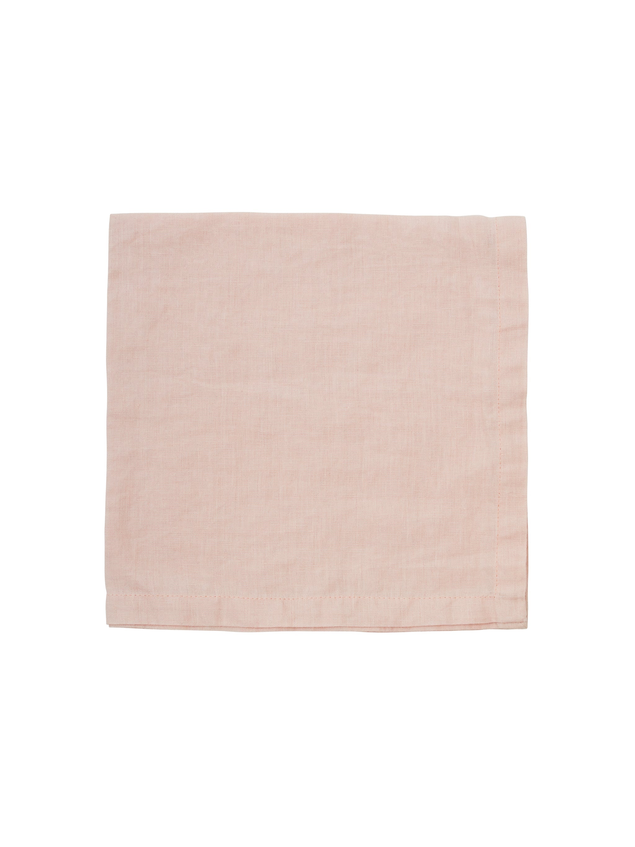 Blush pink rug on a white background