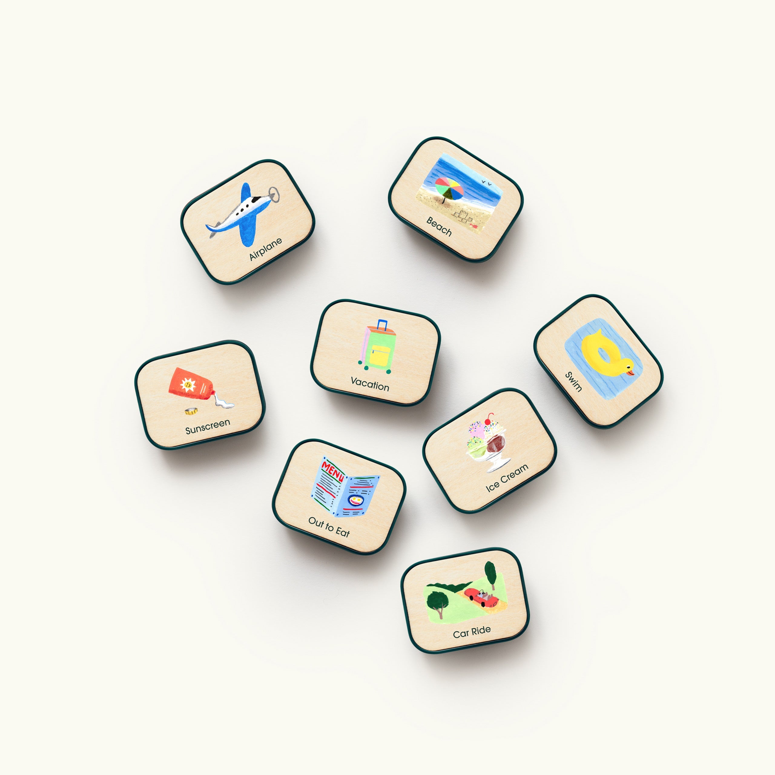Charmspring Activity Tiles—Beach Vacation Bundle