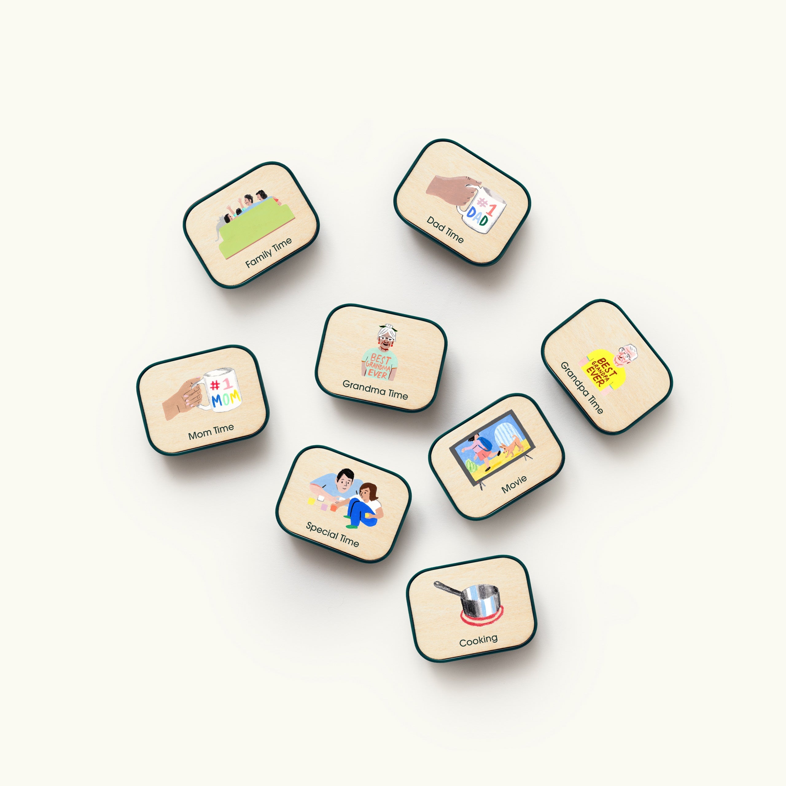 Charmspring Activity Tiles—Family Time Bundle