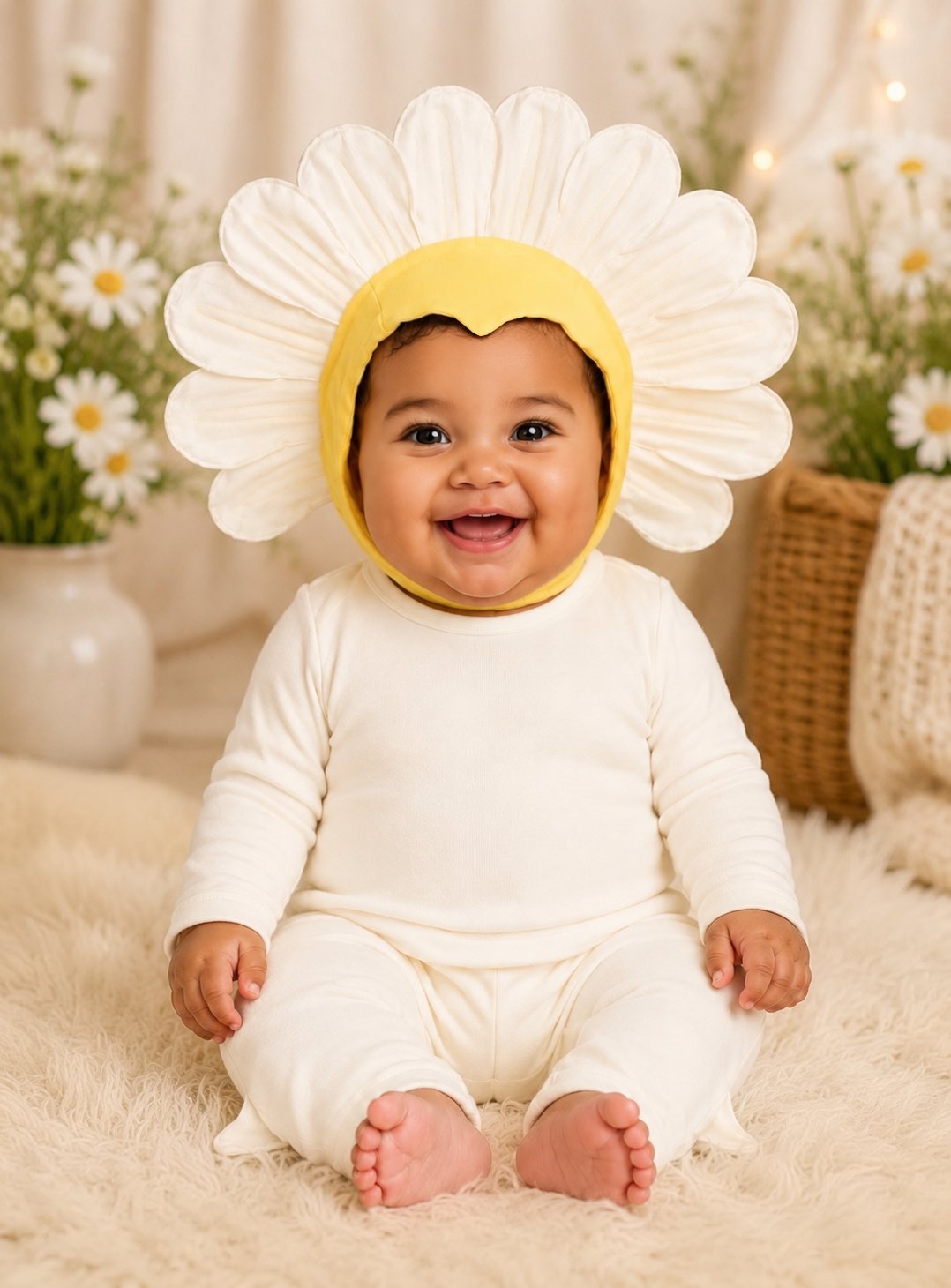 Band of the Wild White Daisy Costume