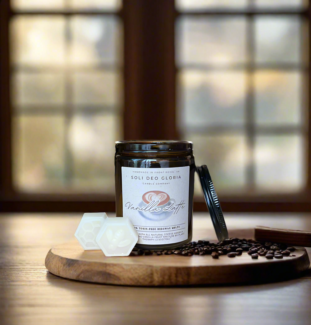 Soli Deo Gloria Candle Company Beeswax Wax Melts | Natural Essential Oil Wax Melts