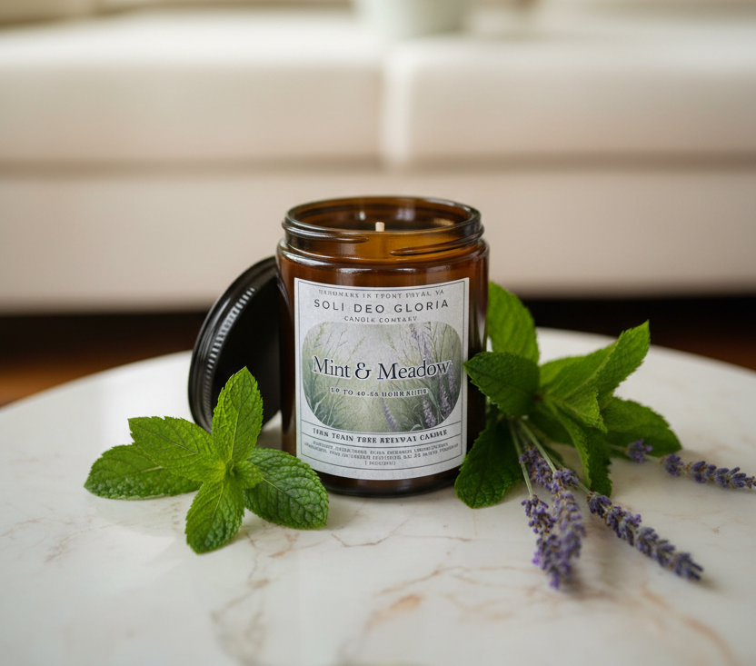 Soli Deo Gloria Candle Company Veritas & Vitalis Spring Collection | Hand-Poured 100% Beeswax Candle Gift Set