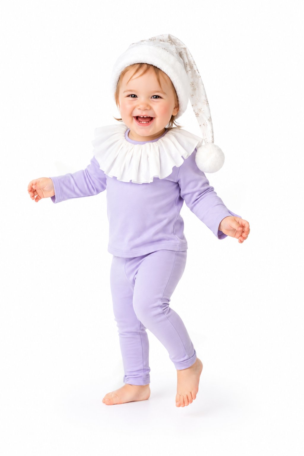 Band of the Wild Pastel Purple Holiday Elf Pajama Costume