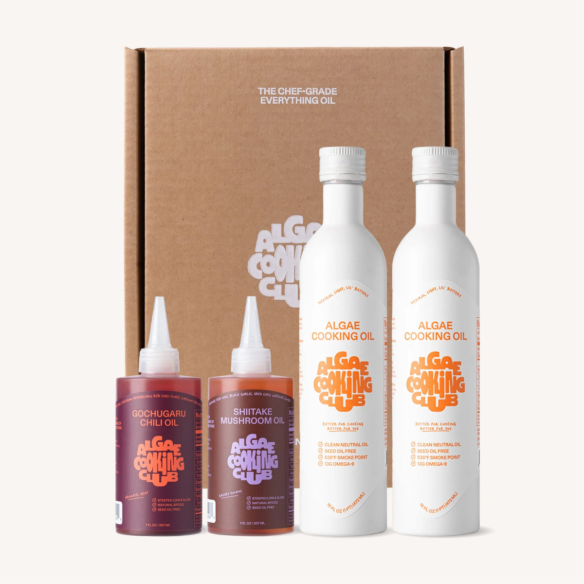 Algae Cooking Club Club Bundle with cooking and flavored oils