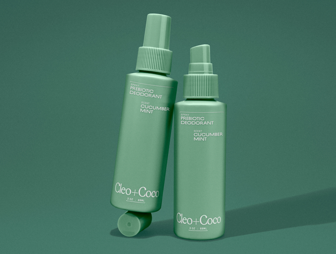 Cleo + Coco Prebiotic Deodorant Cucumber Mint