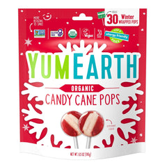 30. Organic Candy Cane Pops