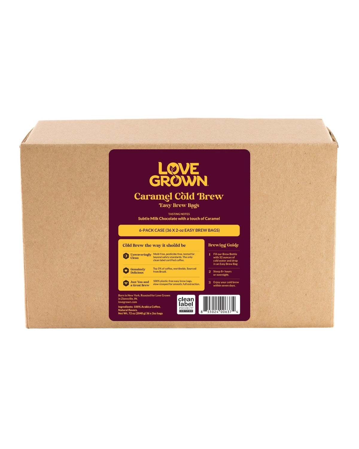Love Grown Cold Brew Easy Brew Bags