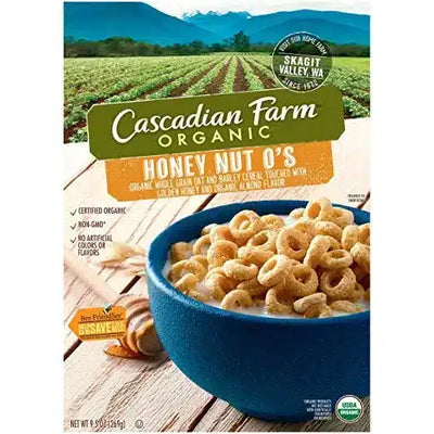 Cascadian Farm Cocoa Oats/Honey Nut O’s  