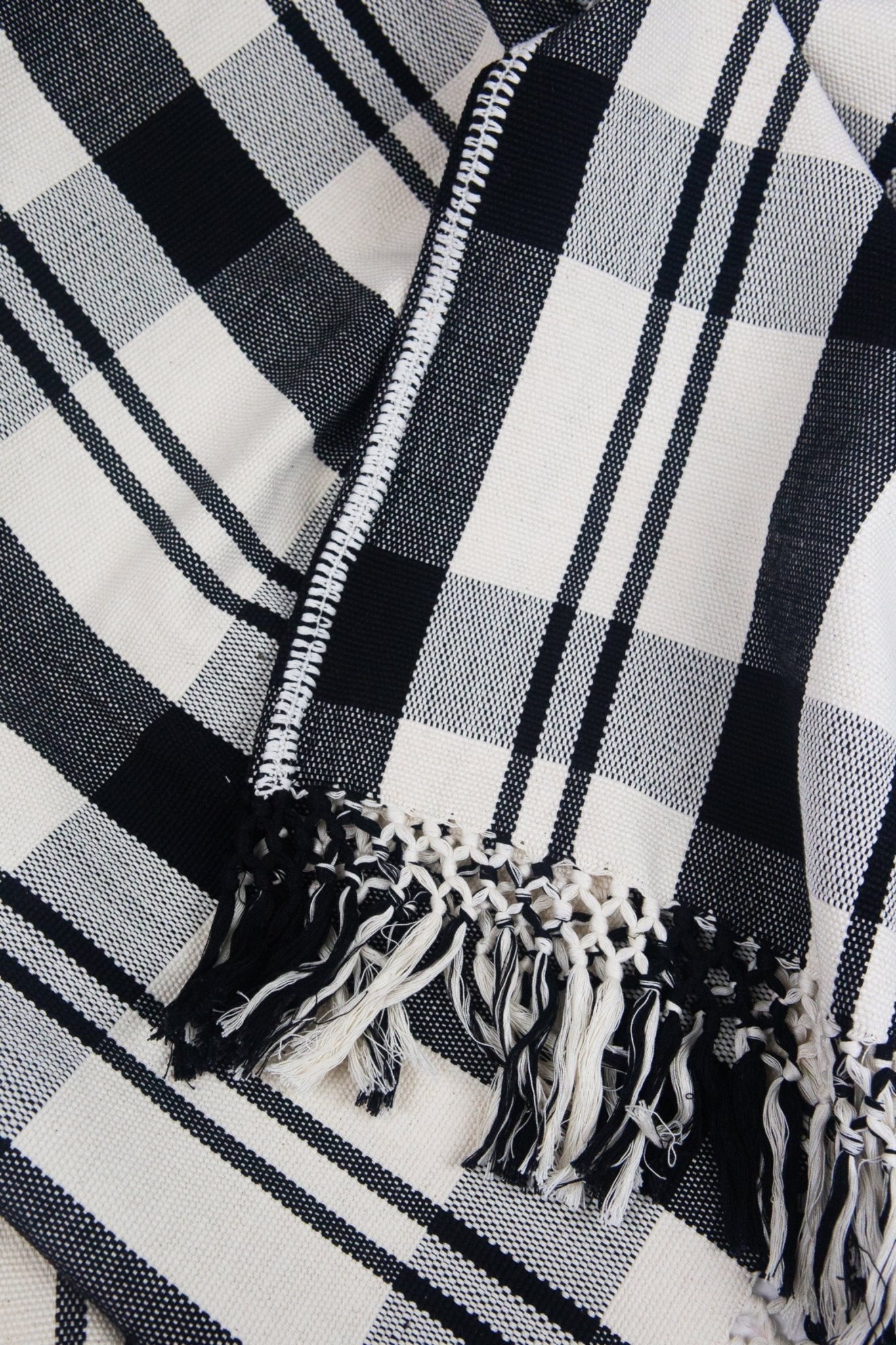 Archive New York Cecilia Striped Cotton Throw Blanket