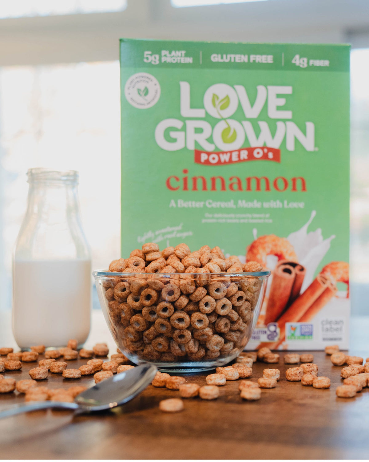 Love Grown Cinnamon Power O's Cereal