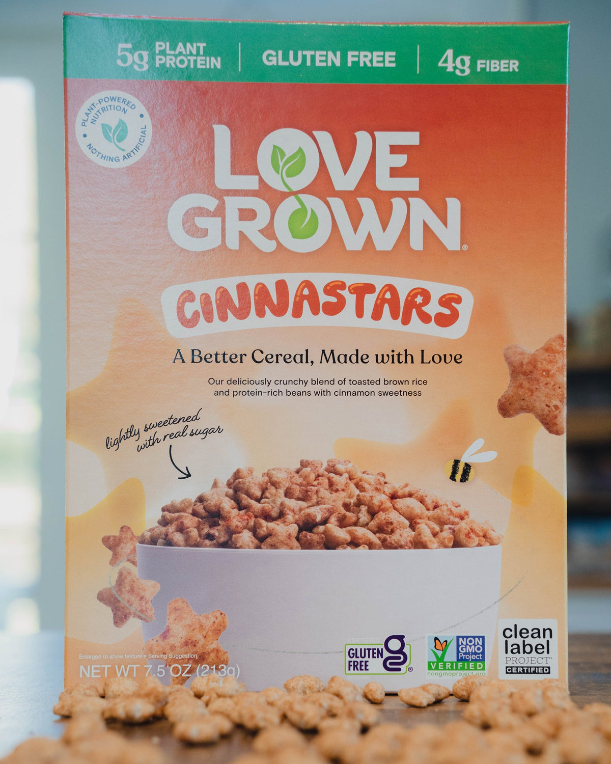Love Grown Cinnastars Cereal