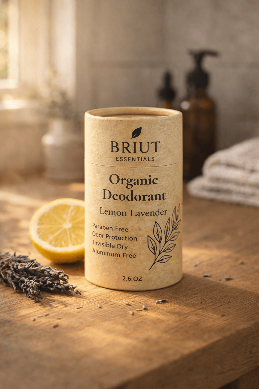 Briut Essentials - EcoFresh Natural Organic Deodorant