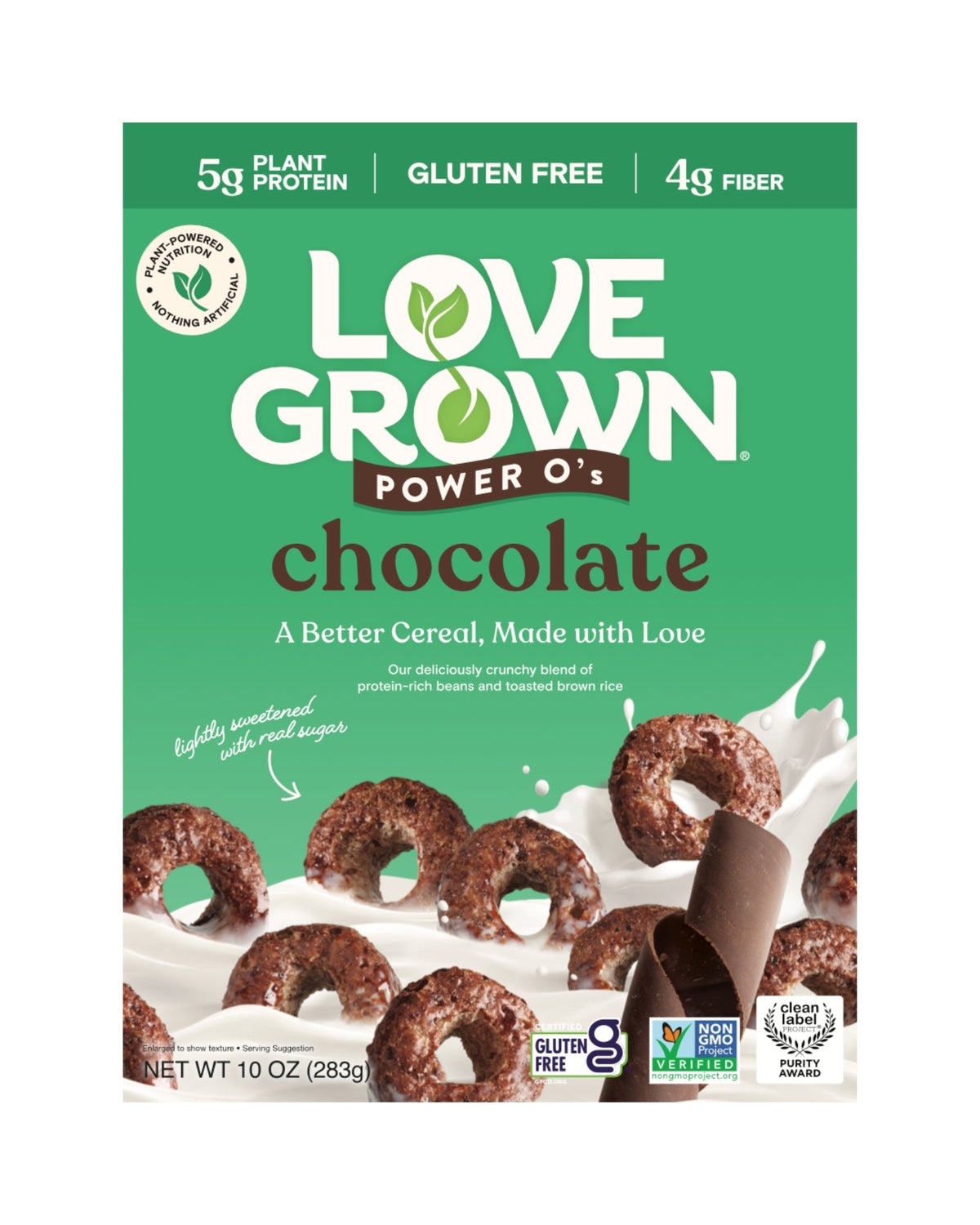 Love Grown Chocolate Power O's Cereal