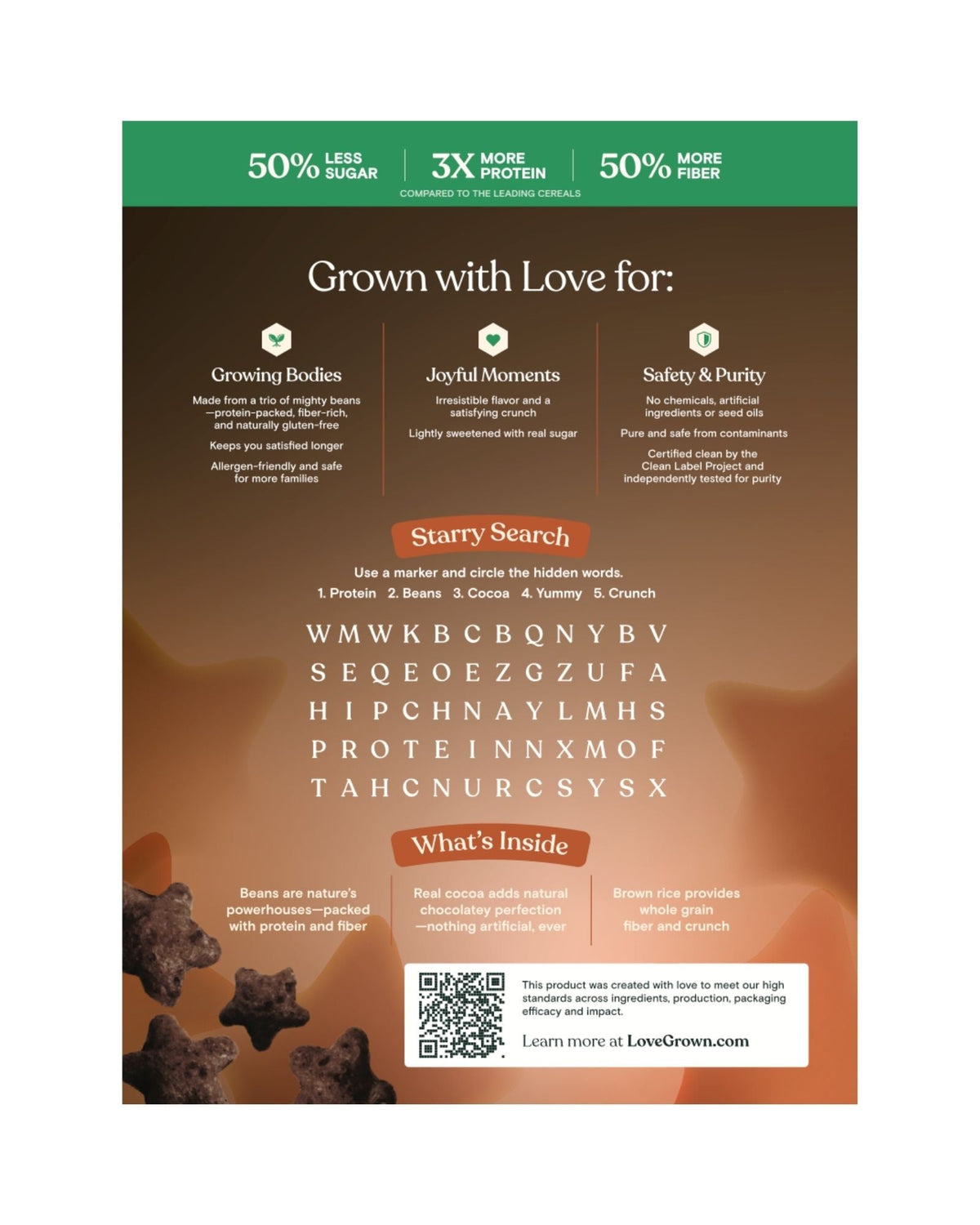 Love Grown Chocostars Cereal