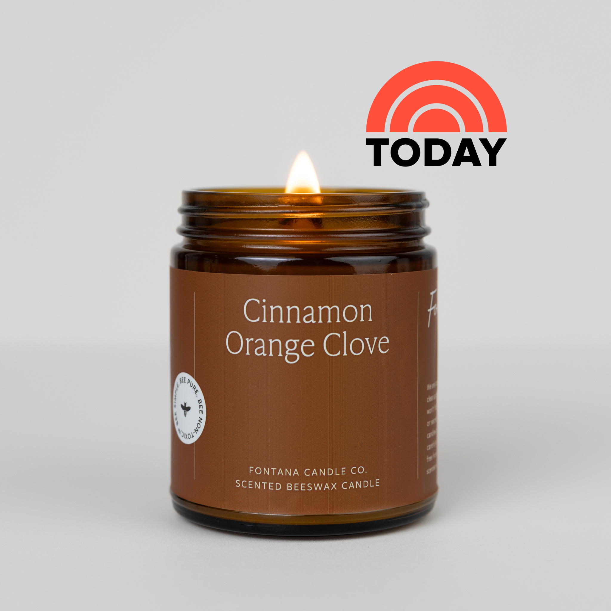Fontana Candle Co Cinnamon Orange Clove Jar Candle