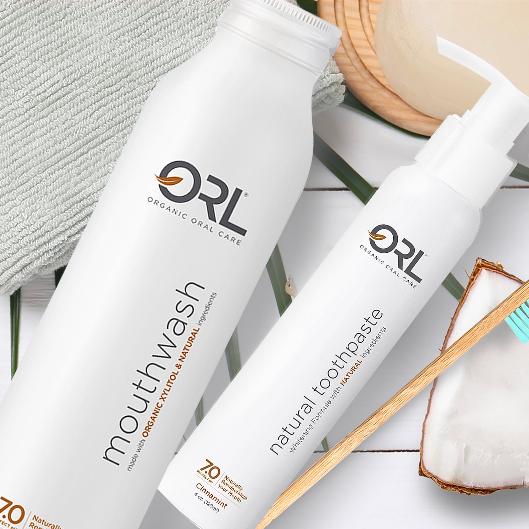 ORL Cinnamint Bundle - Toothpaste & Mouthwash Combo