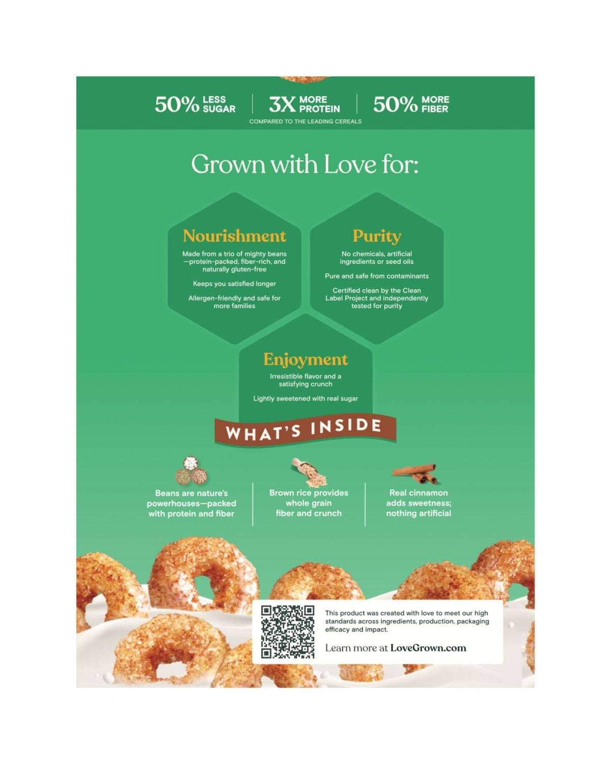 Love Grown Cinnamon Power O's Cereal
