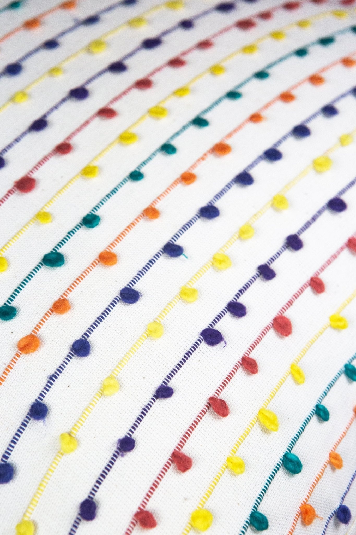 Archive New York Vintage Rainbow Nubby Pillow