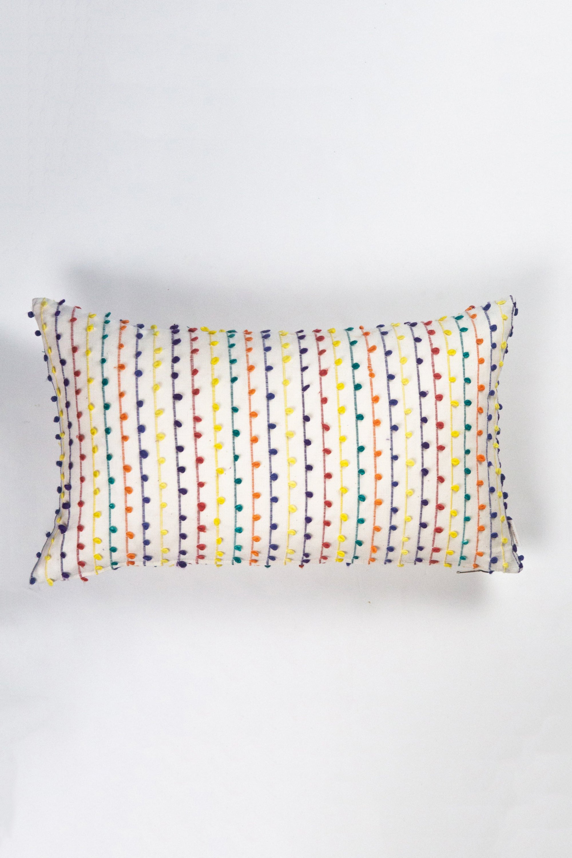 Archive New York Vintage Rainbow Nubby Pillow