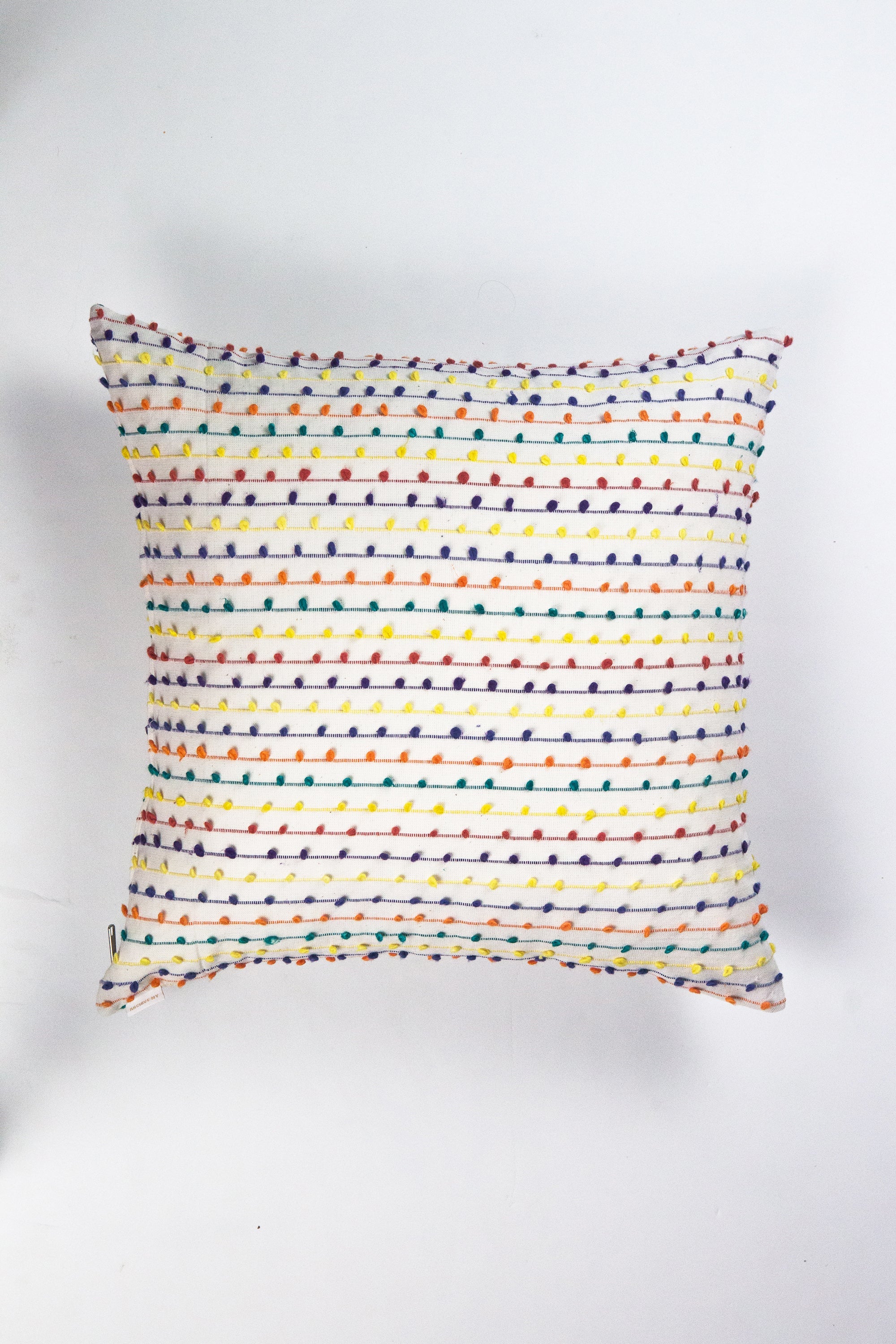 Archive New York Vintage Rainbow Nubby Pillow