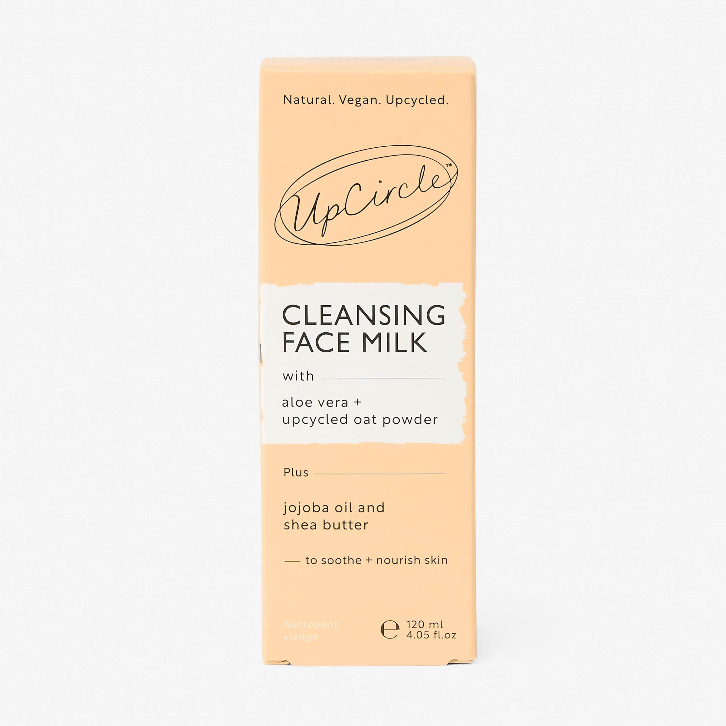 UpCircle Cleansing Face Milk with Oat Powder + Aloe Vera