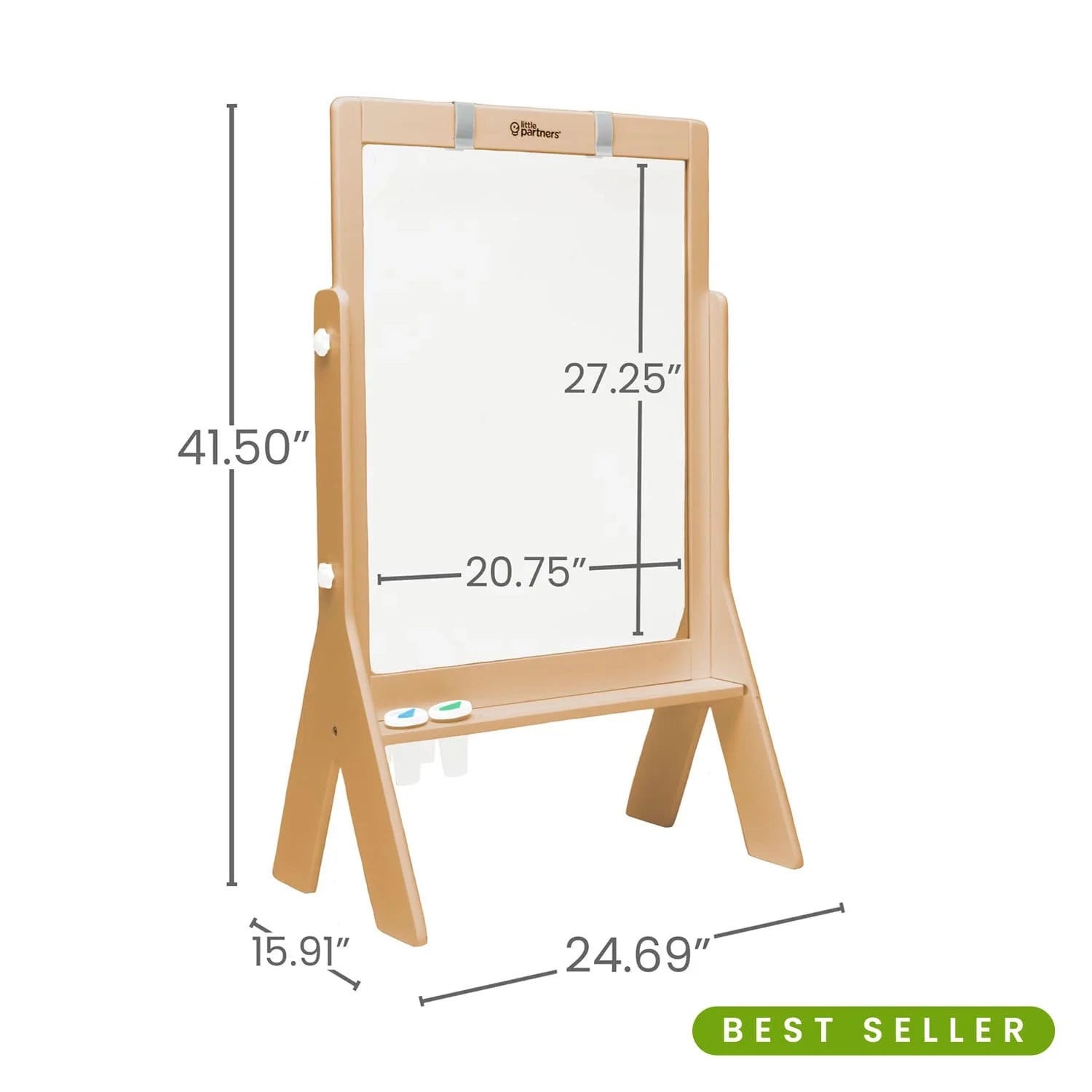 Little Partners Peek-A-Boo Adjustable Height Art Easel