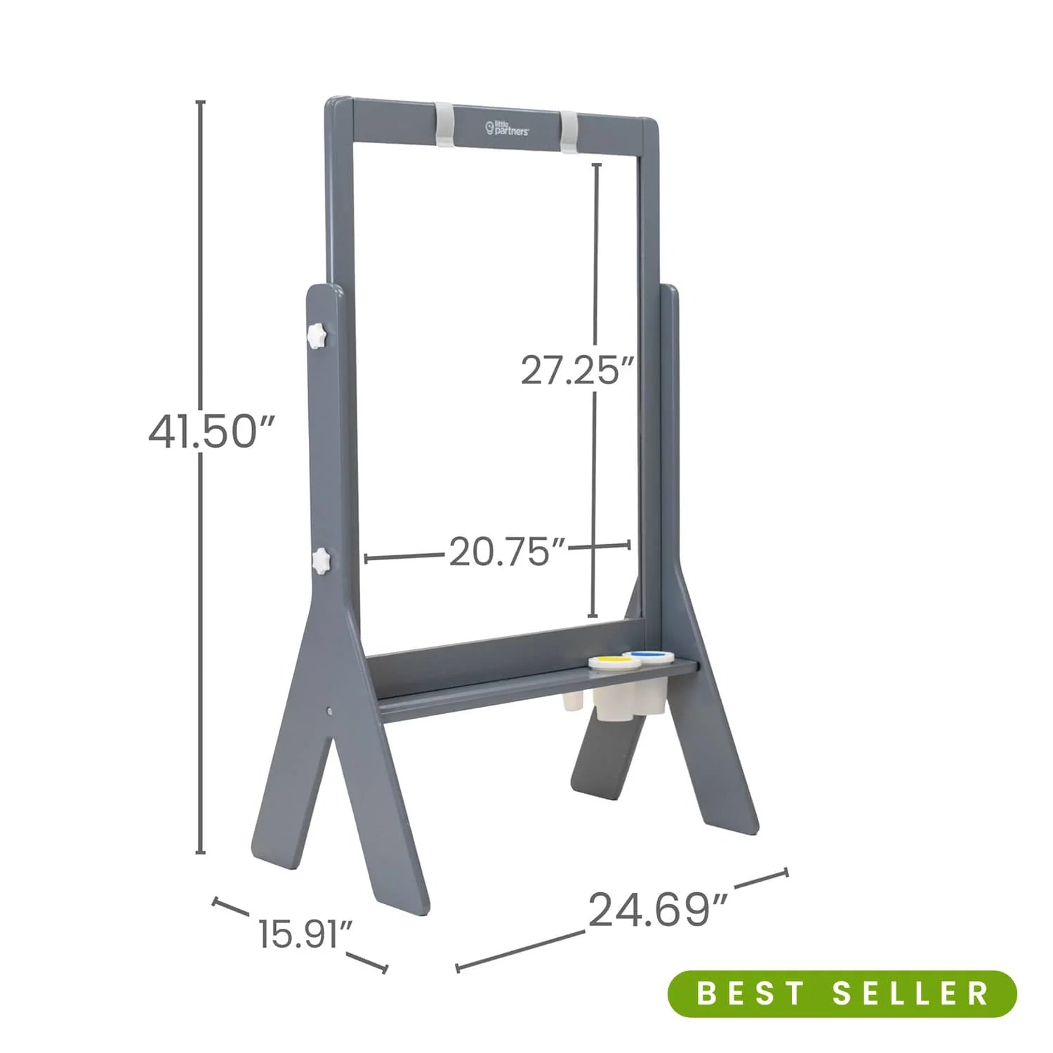 Little Partners Peek-A-Boo Adjustable Height Art Easel