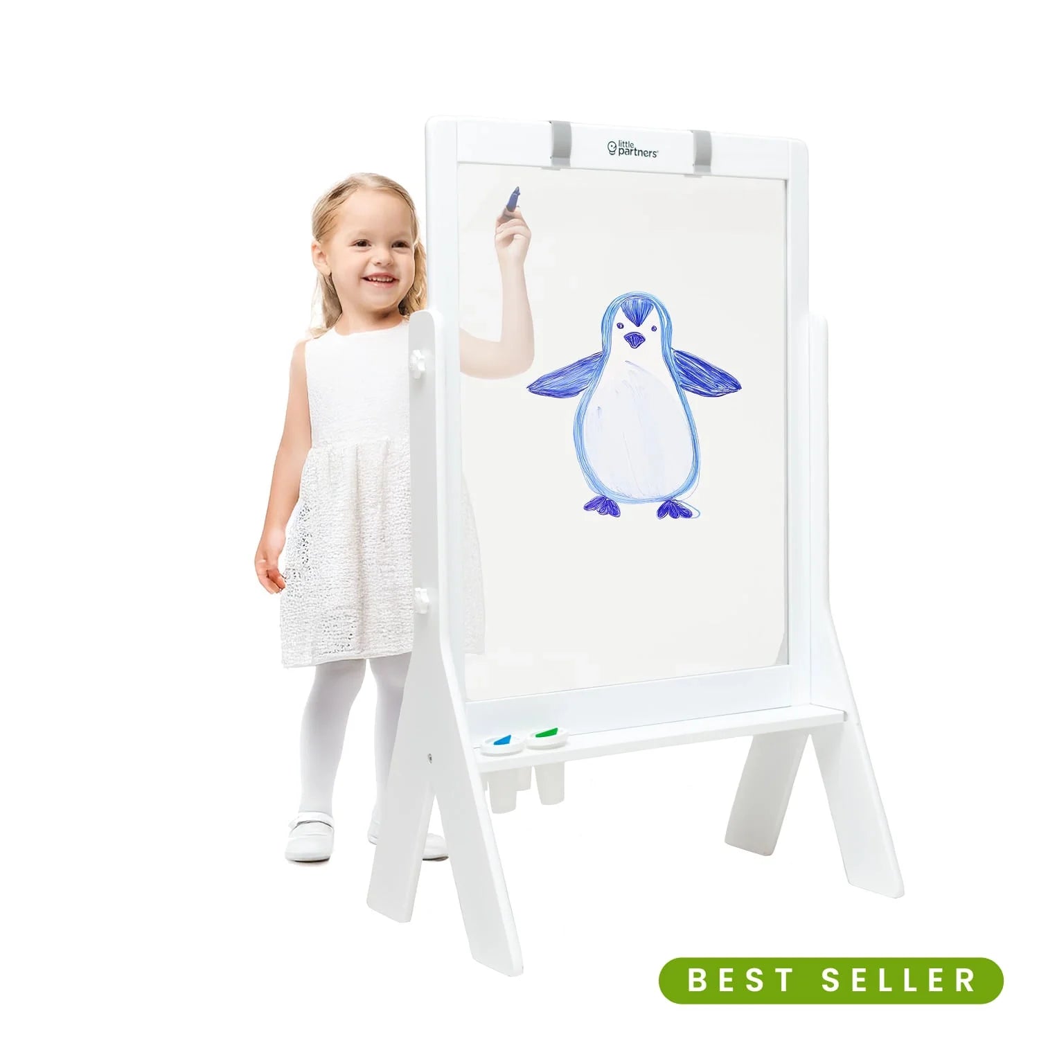 Little Partners Peek-A-Boo Adjustable Height Art Easel