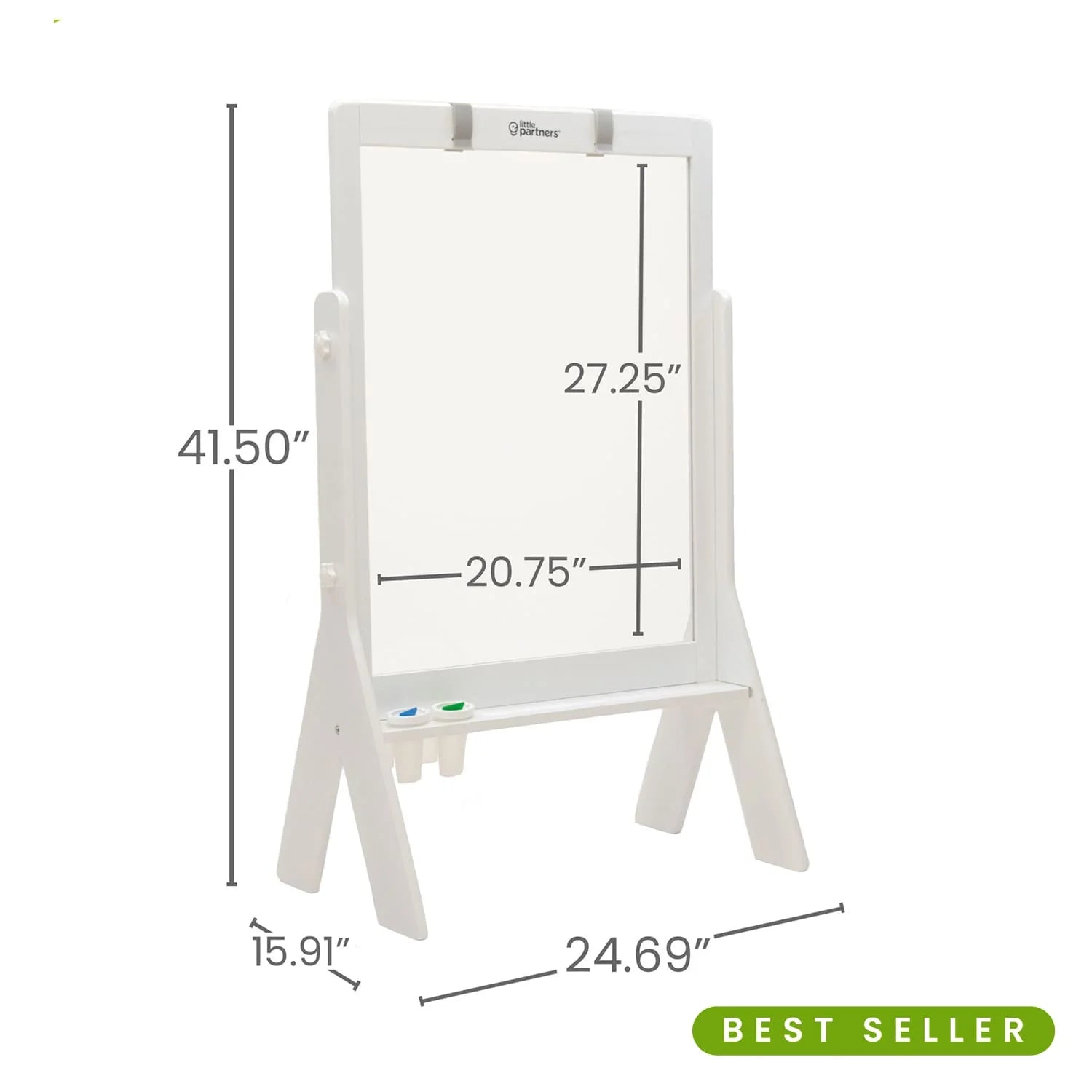 Little Partners Peek-A-Boo Adjustable Height Art Easel