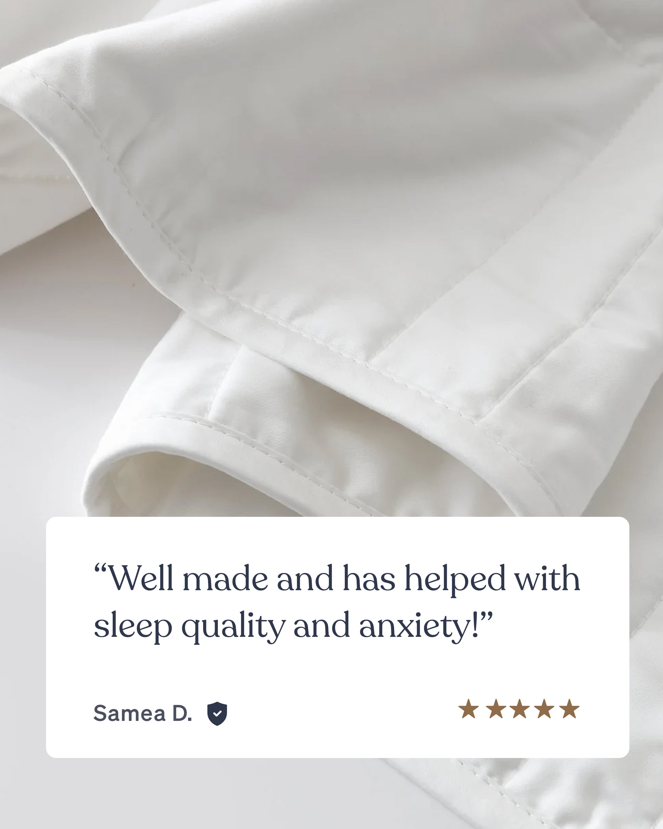 Weighted Comforter