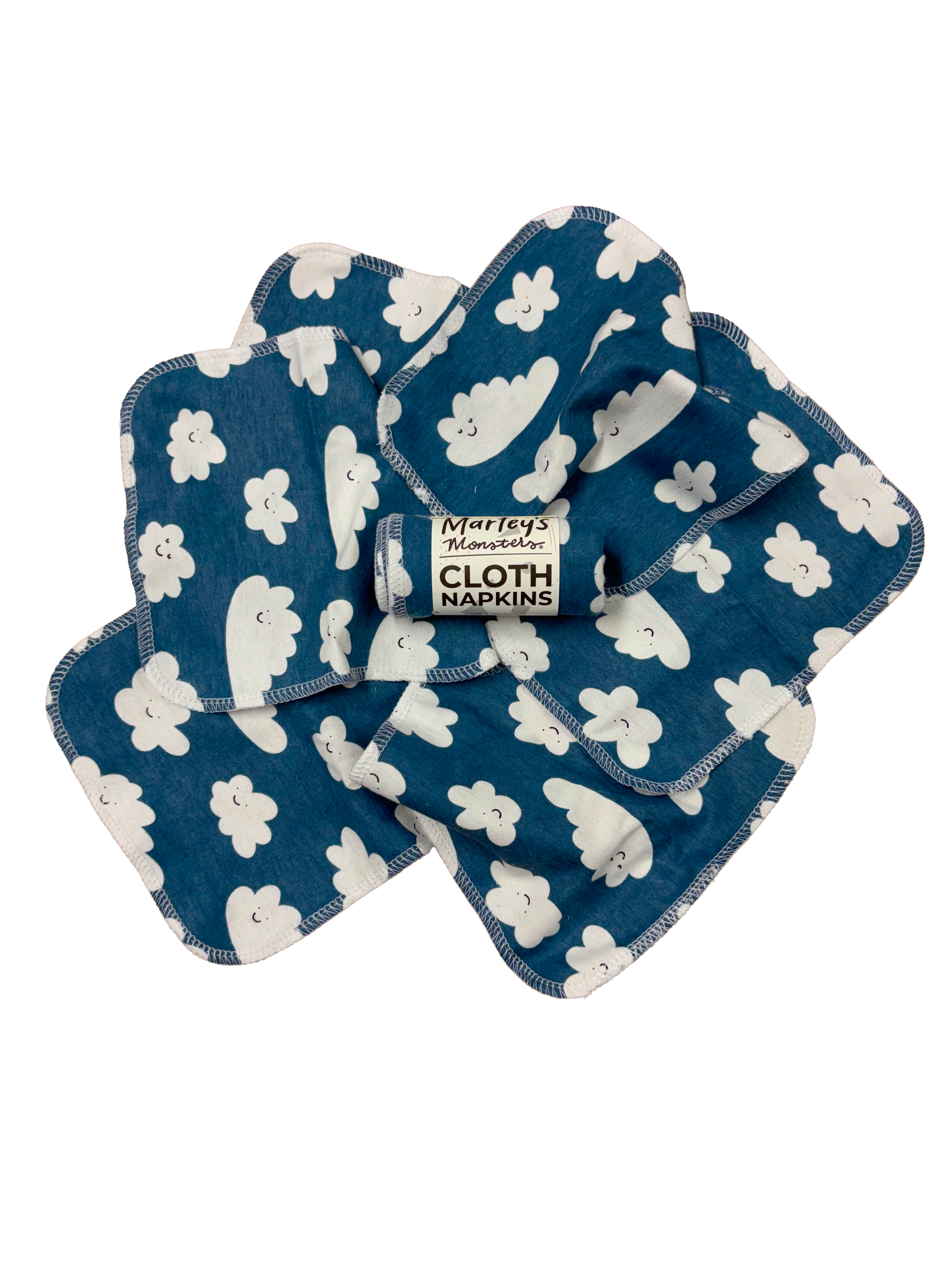 Marley's Monsters Small Cloth Napkins: Specialty Prints 6-Pack
