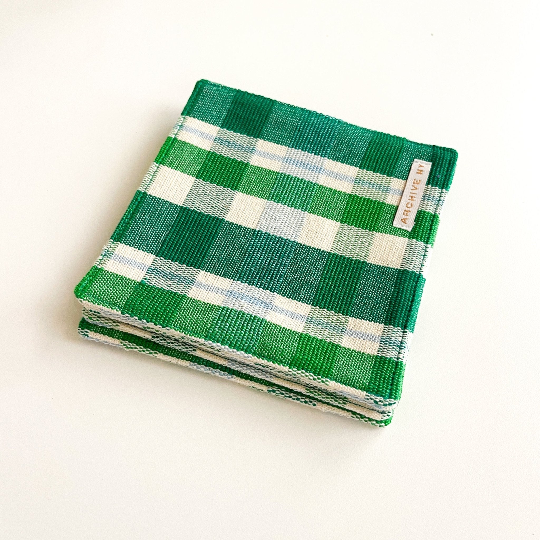 Archive New York Josefina Plaid Coasters