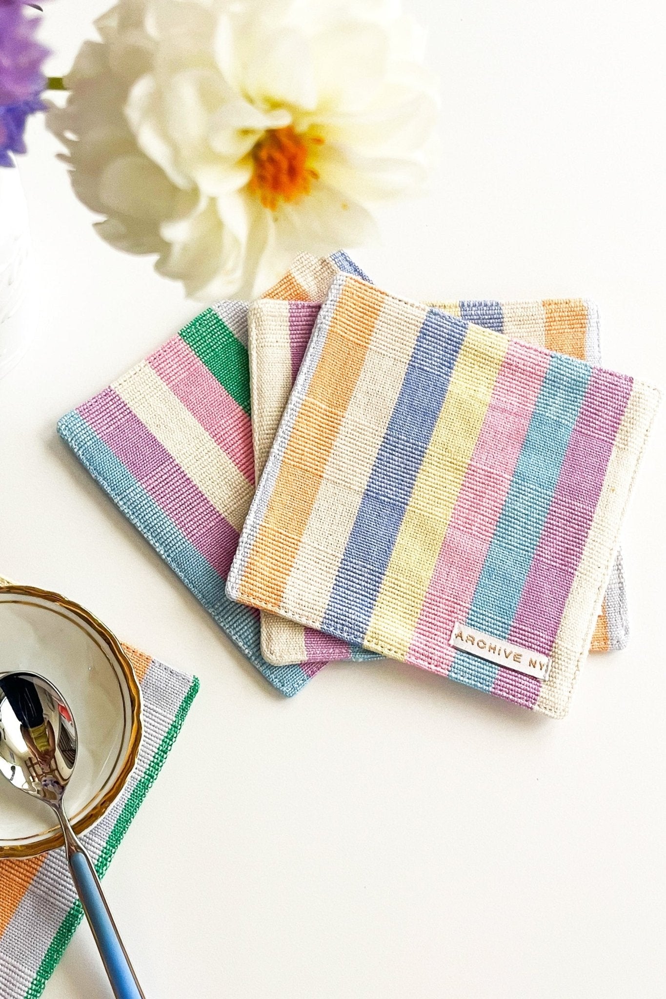 Archive New York Maxine Rainbow Coasters