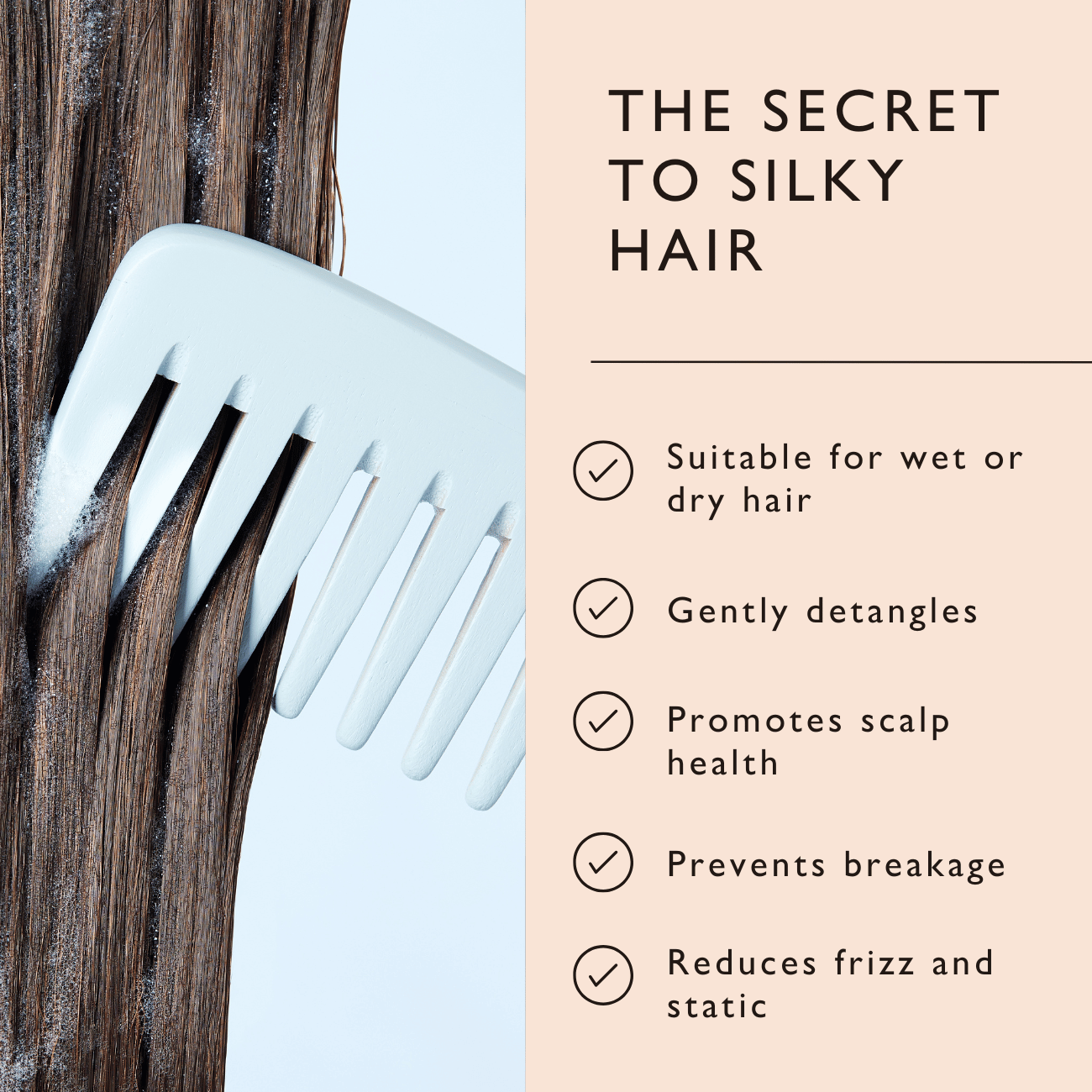 UpCircle The Haircare Duo + Bamboo Wide Tooth Comb