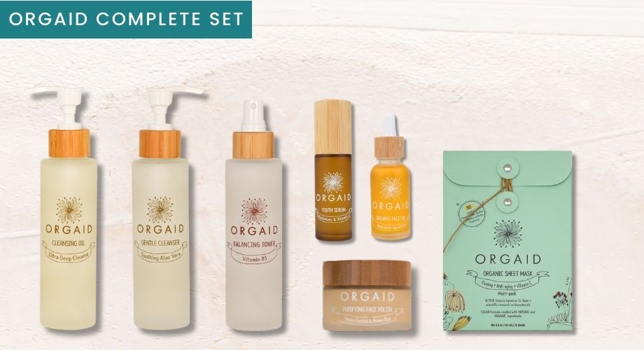 ORGAID Organic Skincare Complete Set