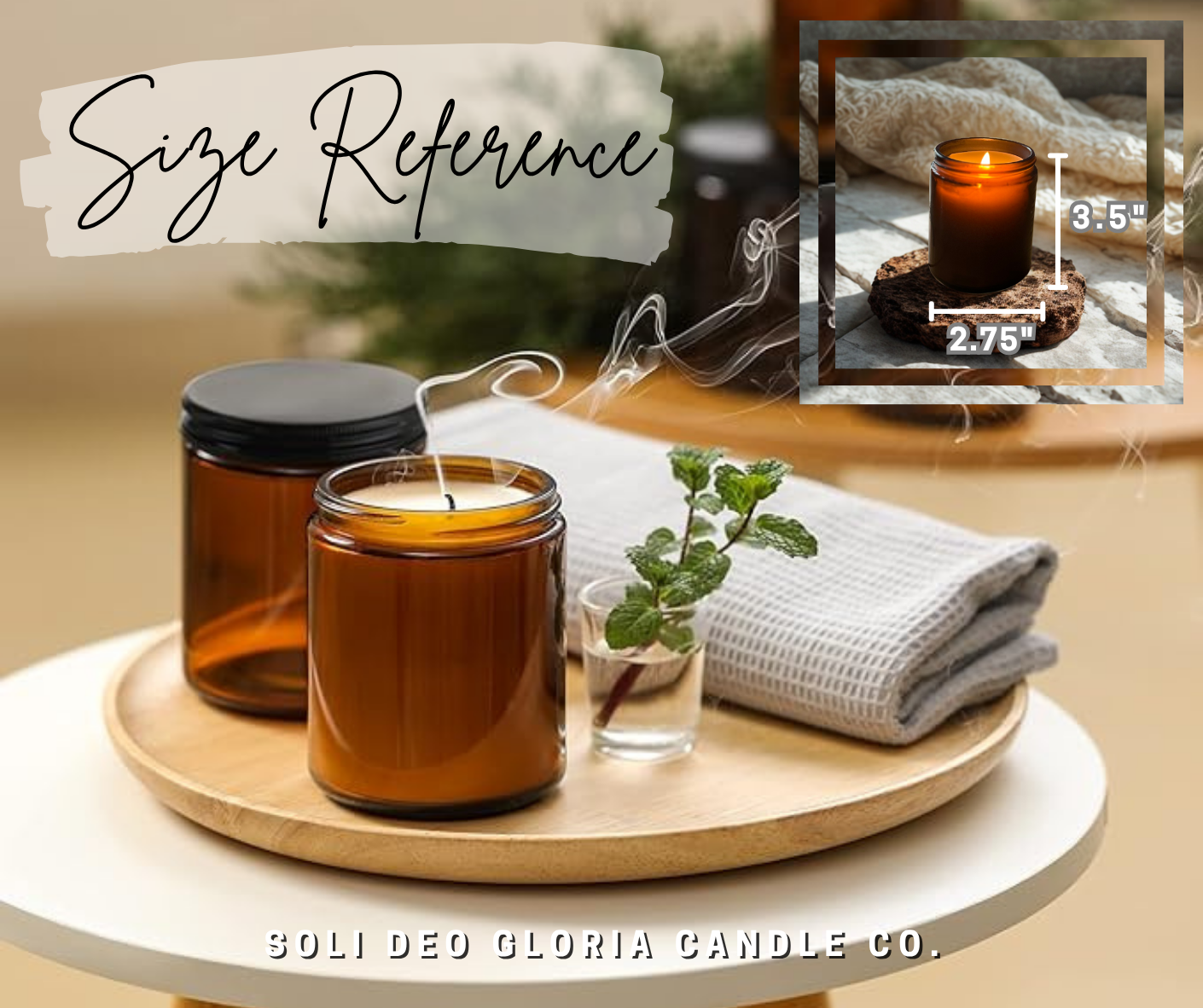 Soli Deo Gloria Candle Company Cozy Season Favorites Beeswax Candle Bundle | 4 Pack