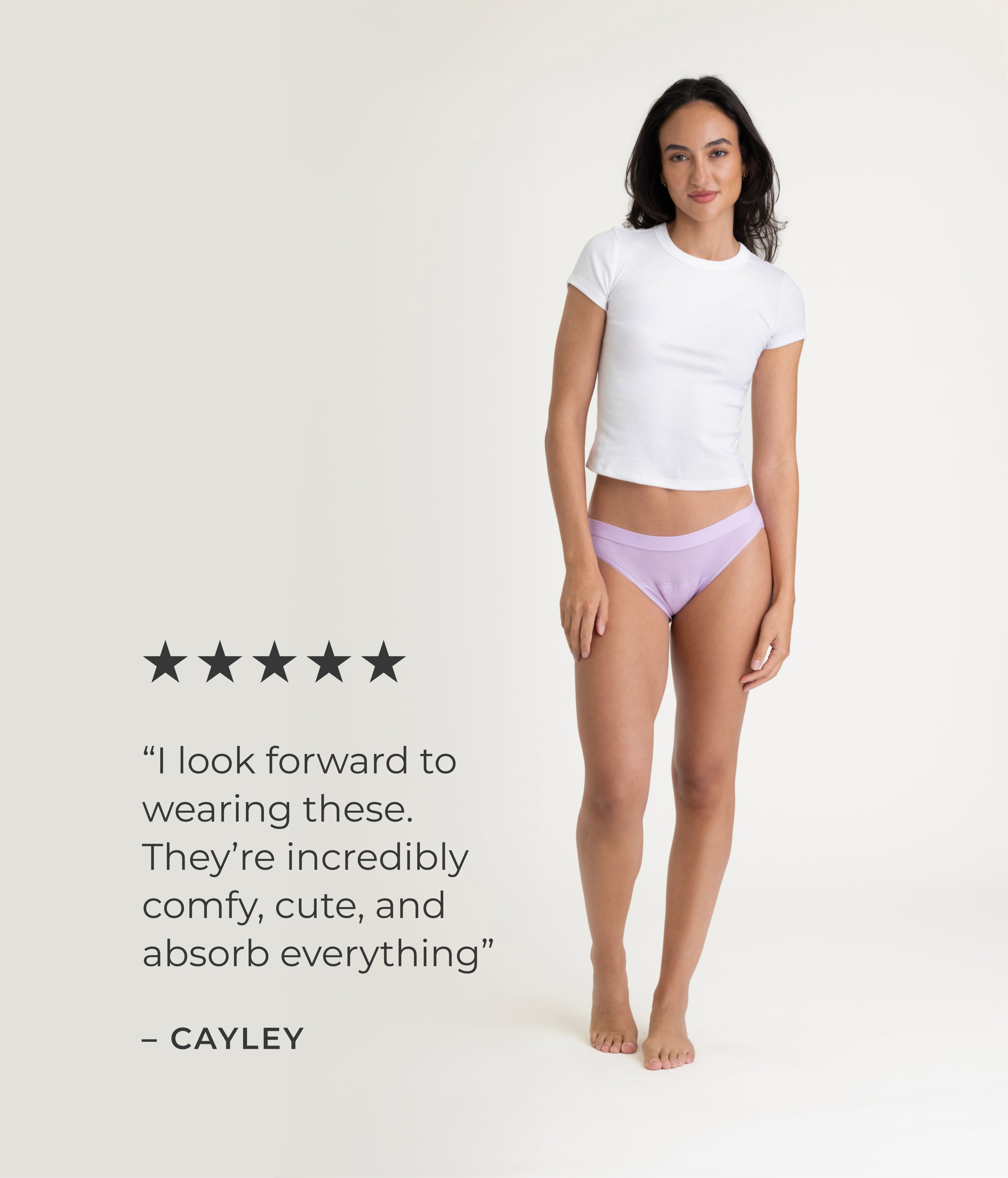 Saalt Leakproof Cotton Bikini