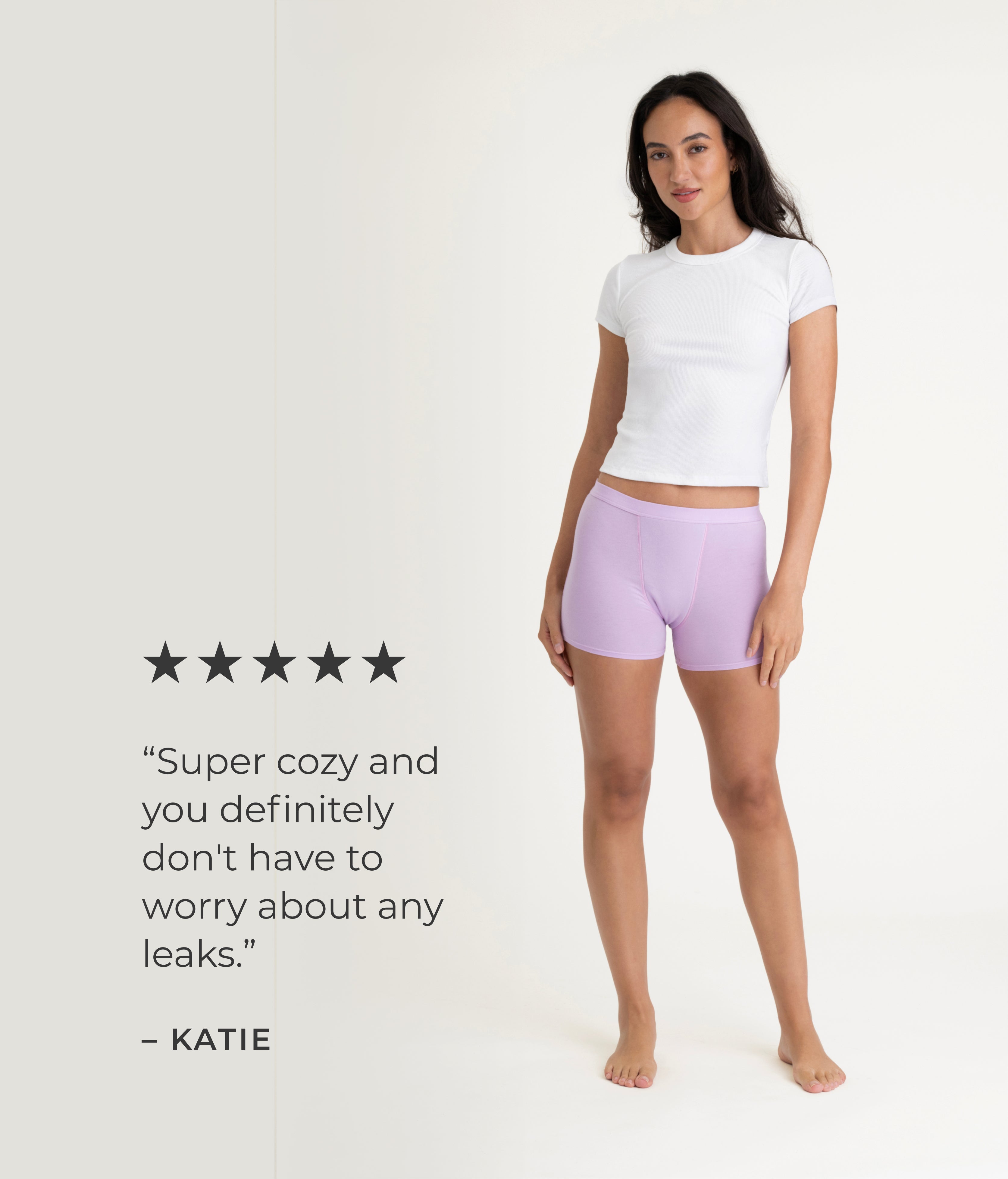 Saalt Leakproof Cotton Sleep Short
