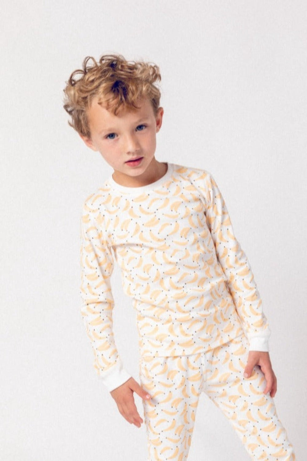 Dodo Banana Banana Organic Pima Cotton Pajama Set