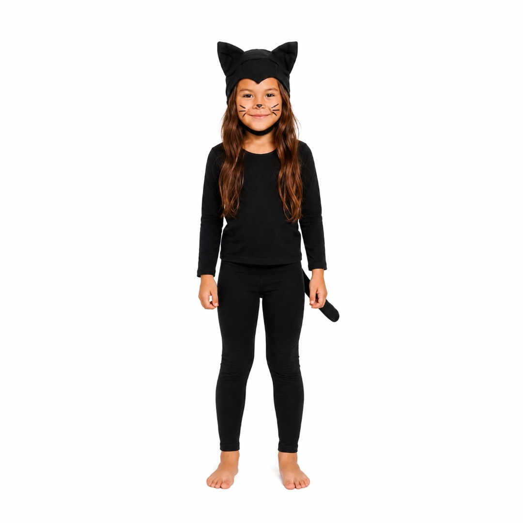 Band of the Wild Black Cat Pajama Costume