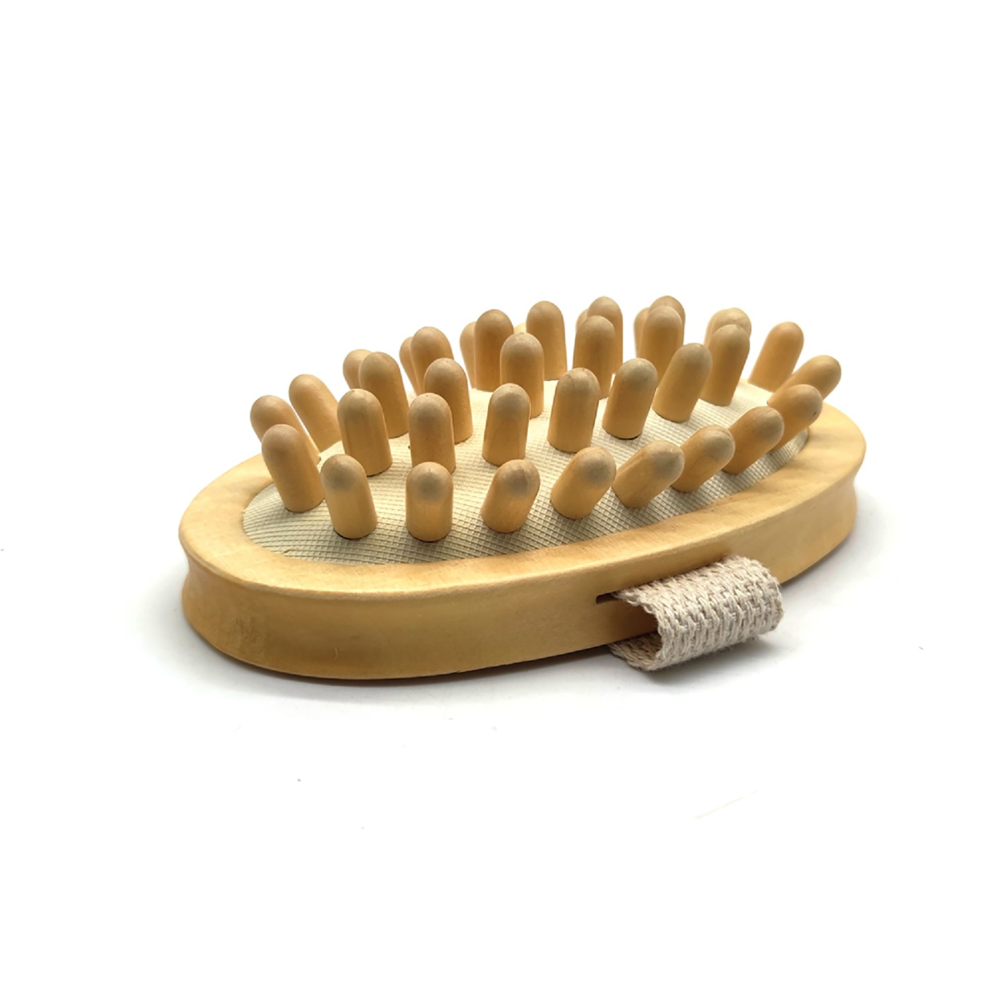 Pursonic Rubber Massager with Lotus Wooden Handle