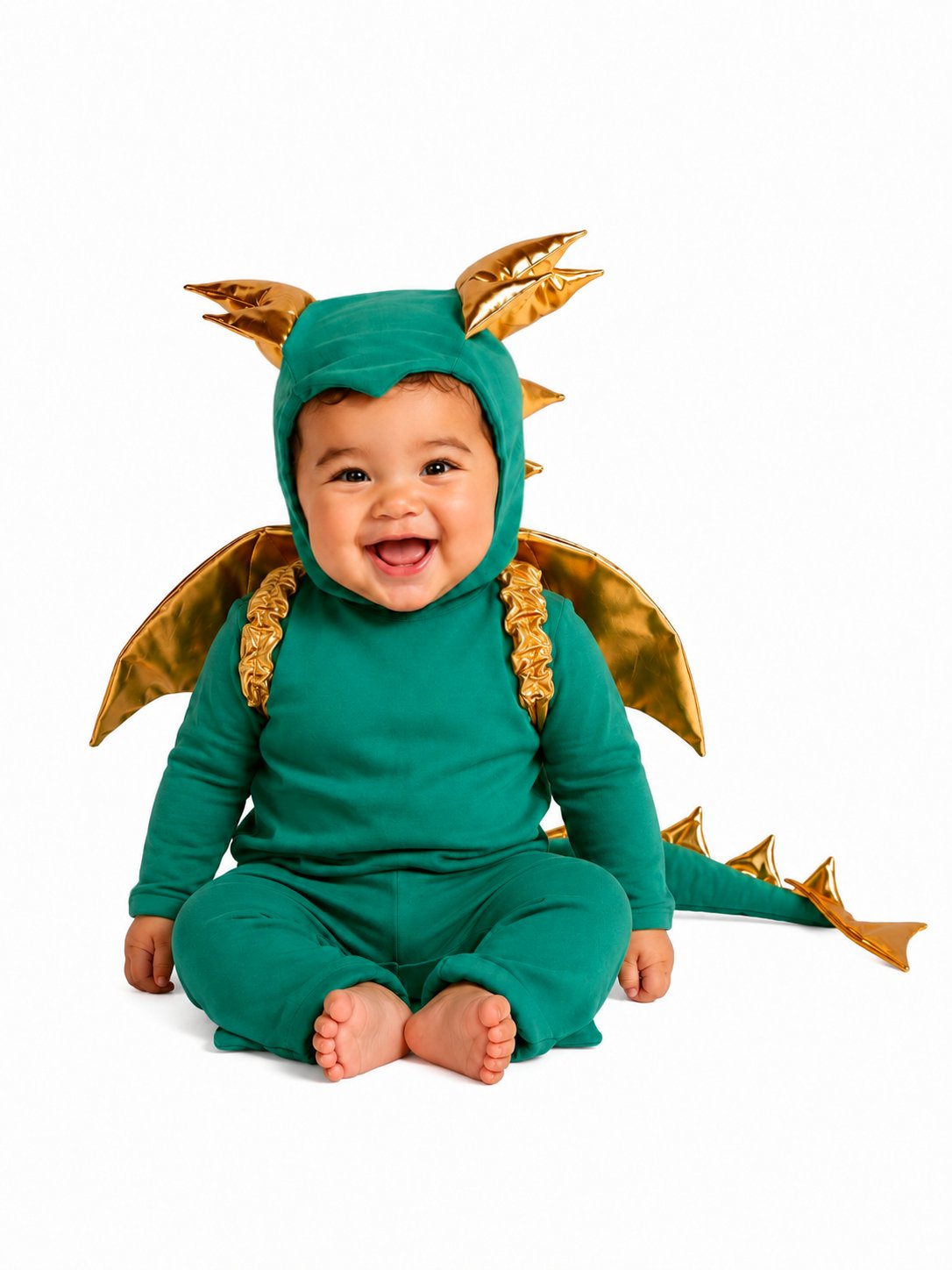 Band of the Wild Baby Green Dragon Costume