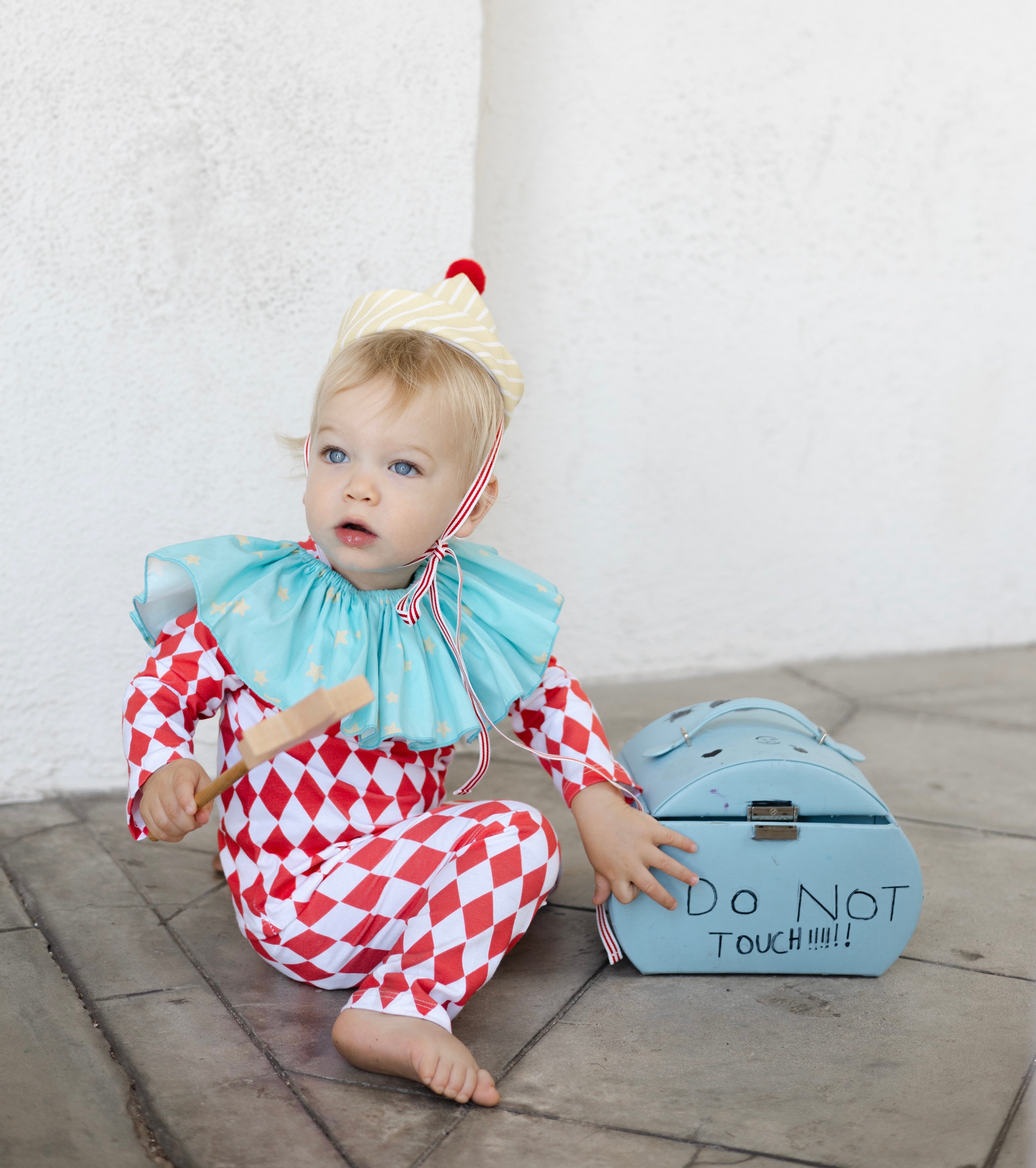 Band of the Wild Harlequin Clown Costume