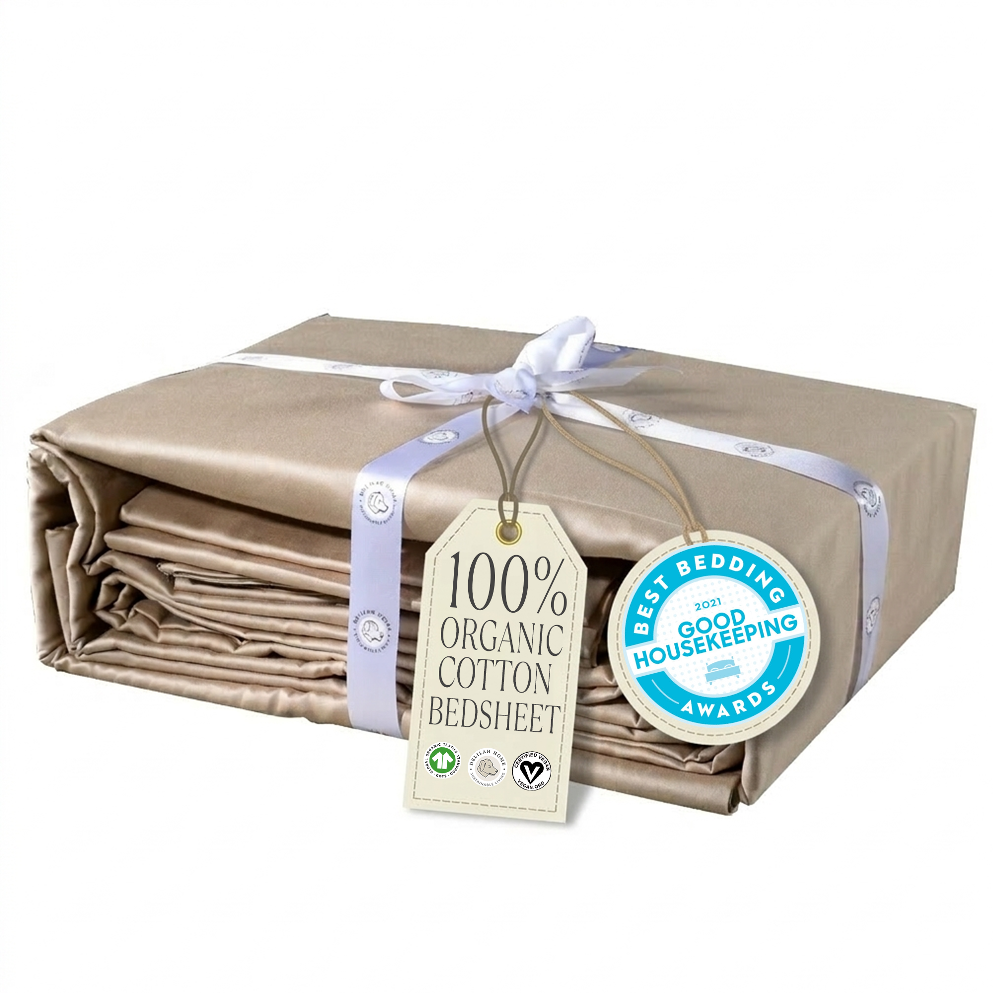 Delilah Home Organic Cotton Bed Sheet Collection