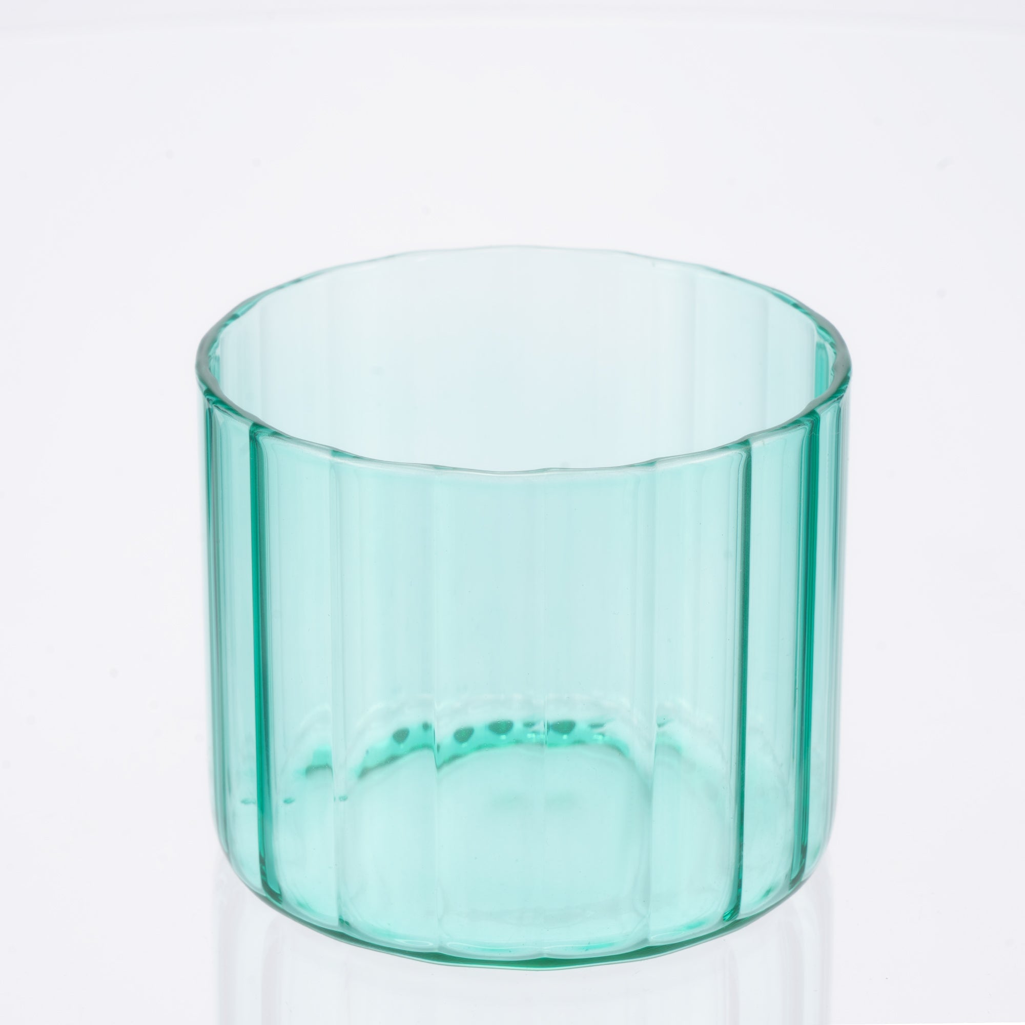Genicook Glass Canister Set & Bamboo Lid - Diamond Blue