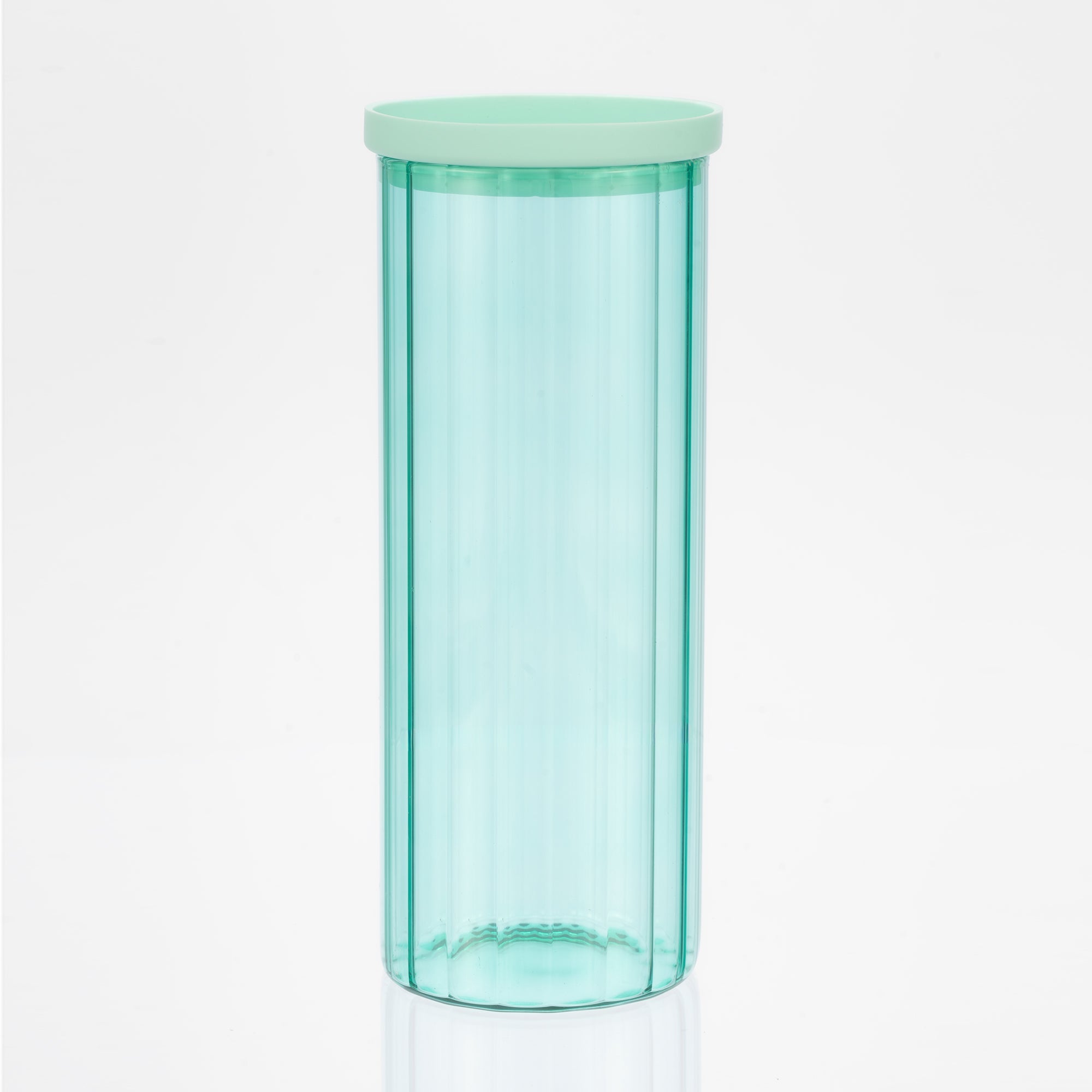 Genicook Glass Canister Set & Glass Lid - Diamond Blue
