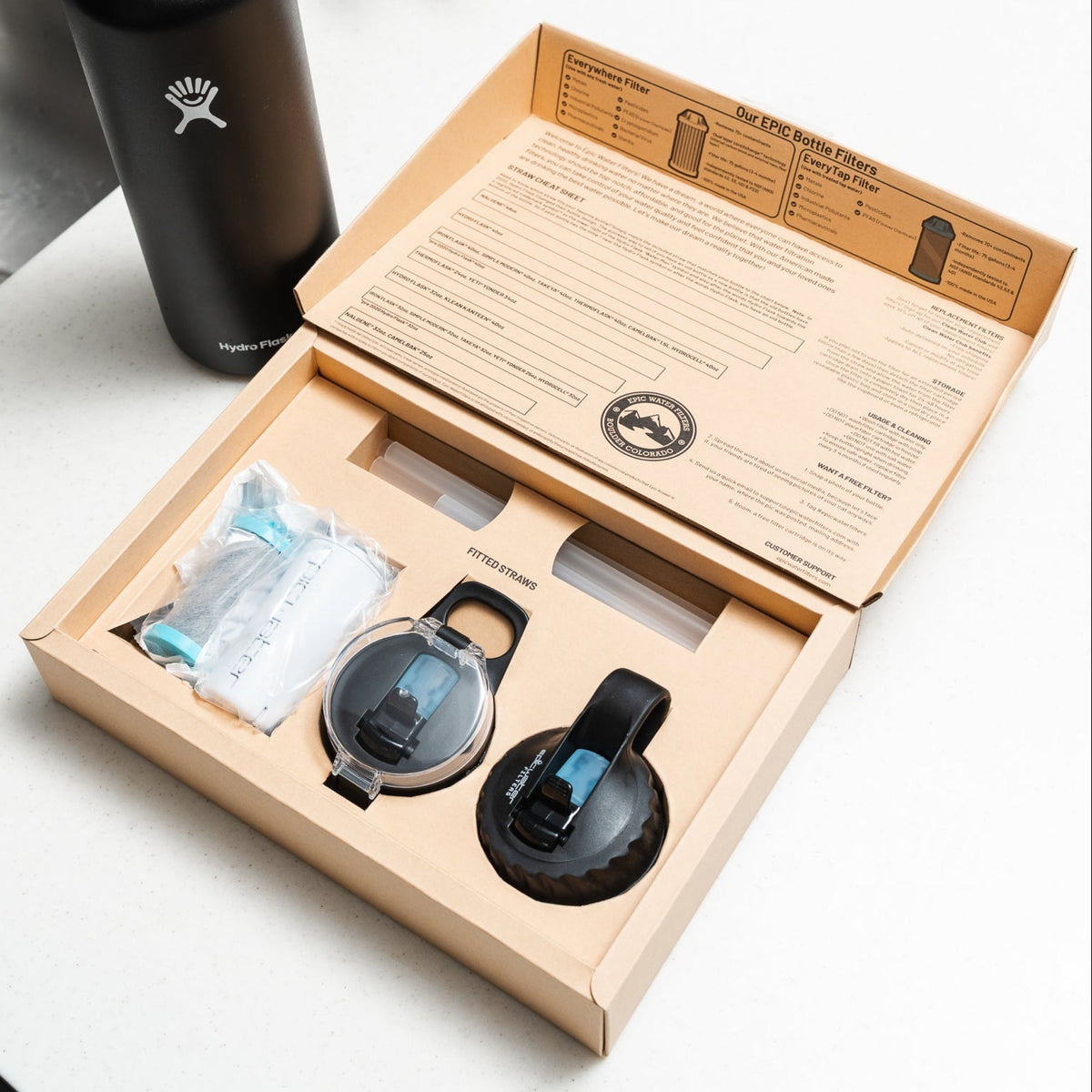 The Answer 2.0 | Compatible With Hydro Flask, Nalgene, and More!