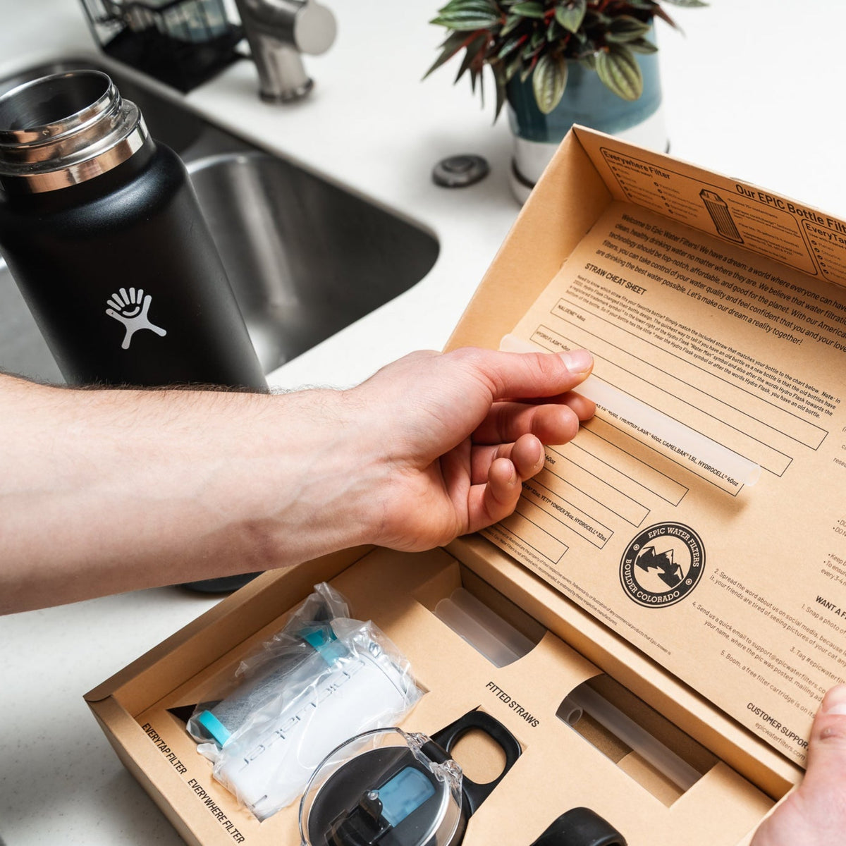 The Answer 2.0 | Compatible With Hydro Flask, Nalgene, and More!